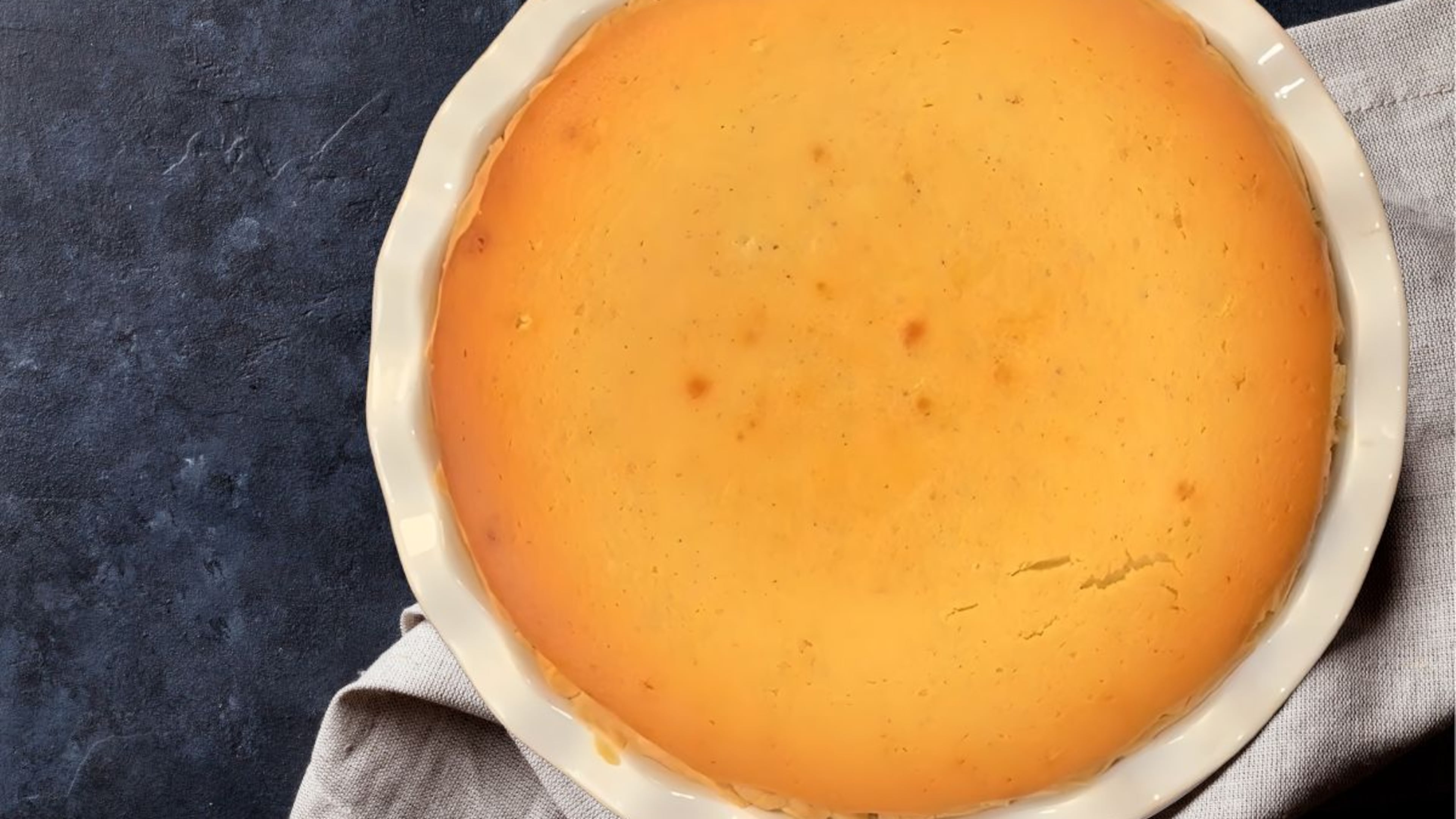 Honey pie has a creamy, subtly sweet filling with a gentle tang from cream cheese, goat cheese and sour cream. It bakes in under an hour. (Monti Carlo/AJC)