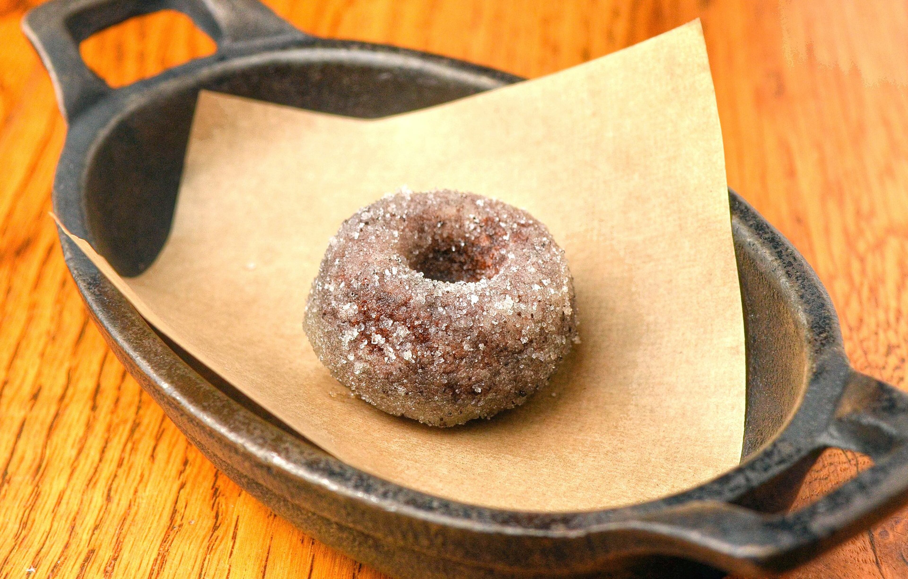 Chocolate-Coffee Donut. STYLING BY CHRYSTA POULOS. CONTRIBUTED BY CHRIS HUNT