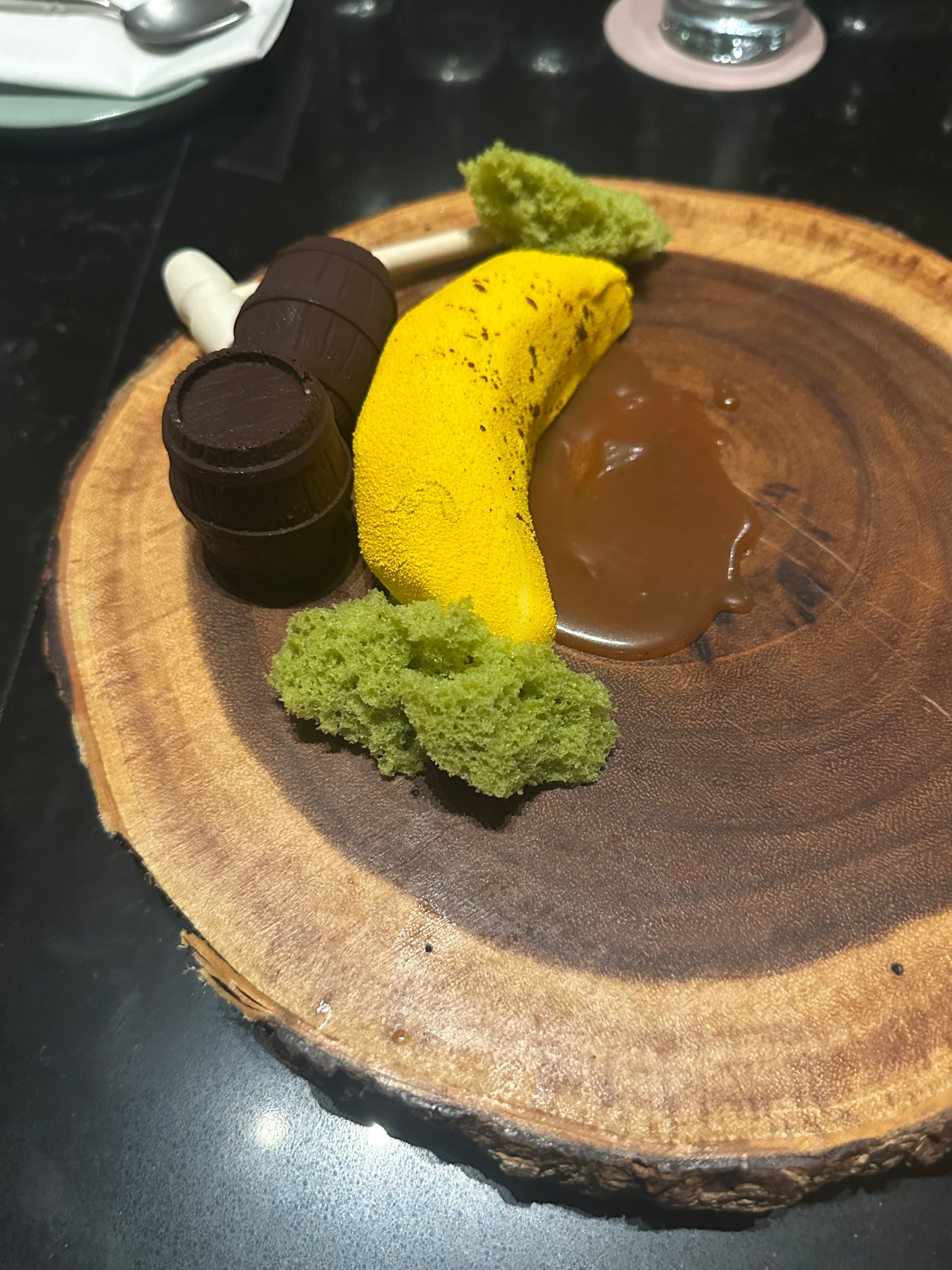A Donkey Kong-themed dessert from Witchsugar. (Lia Picard for the AJC)