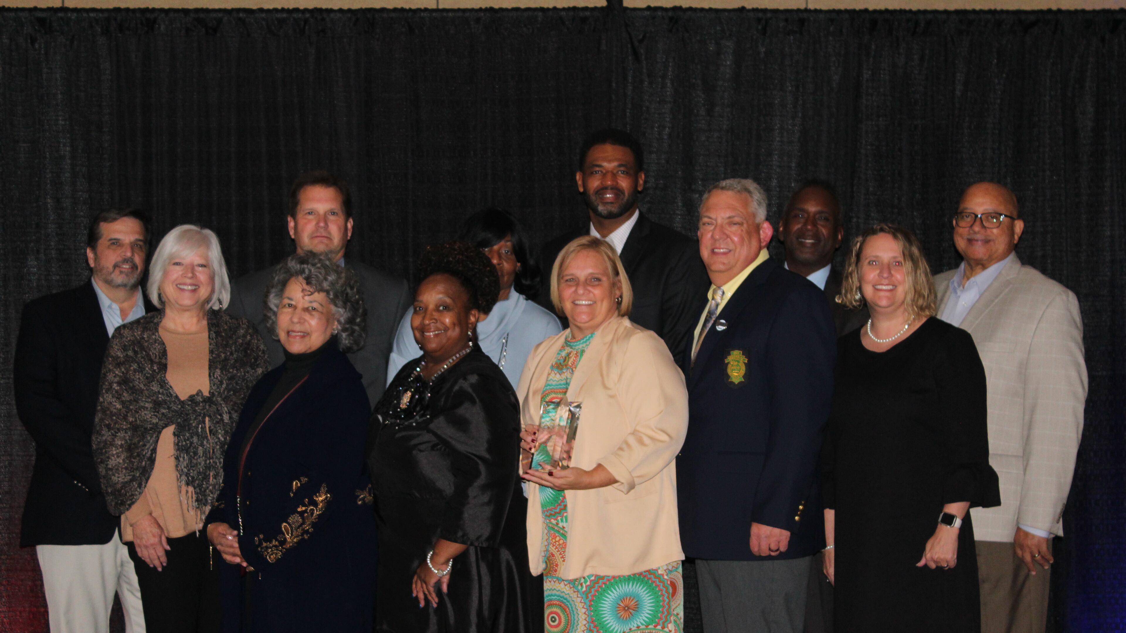Powder Springs officials receive this year's award for the best parks, recreation and cultural affairs department in the state for populations less than 20,000. (Courtesy of Powder Springs)