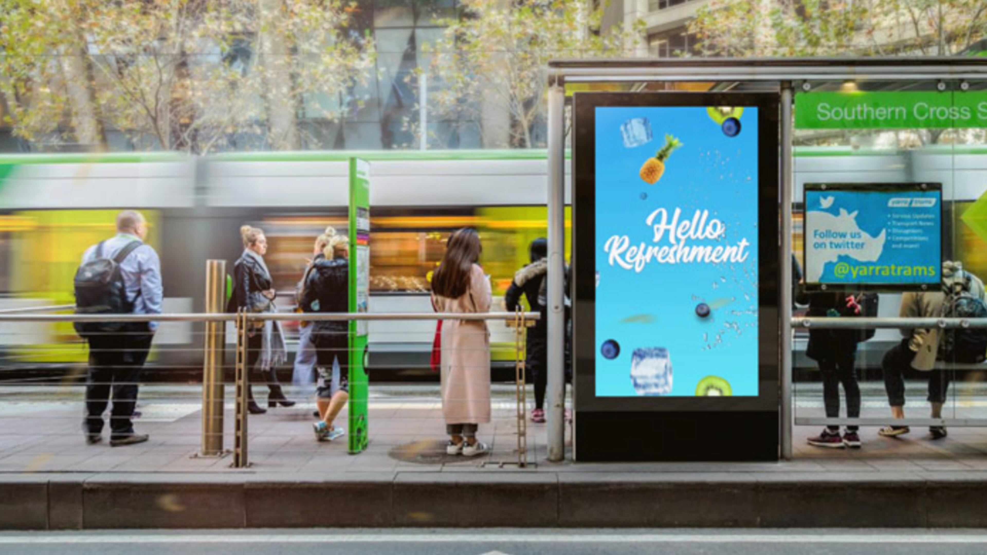 Curiosity Lab at Peachtree Corners has partnered with LG-MRI to install its BoldVu® displays to share traffic-related updates, city announcements and other relevant information with Peachtree Corners’ residents and businesses. (Courtesy Curiosity Lab at Peachtree Corners )