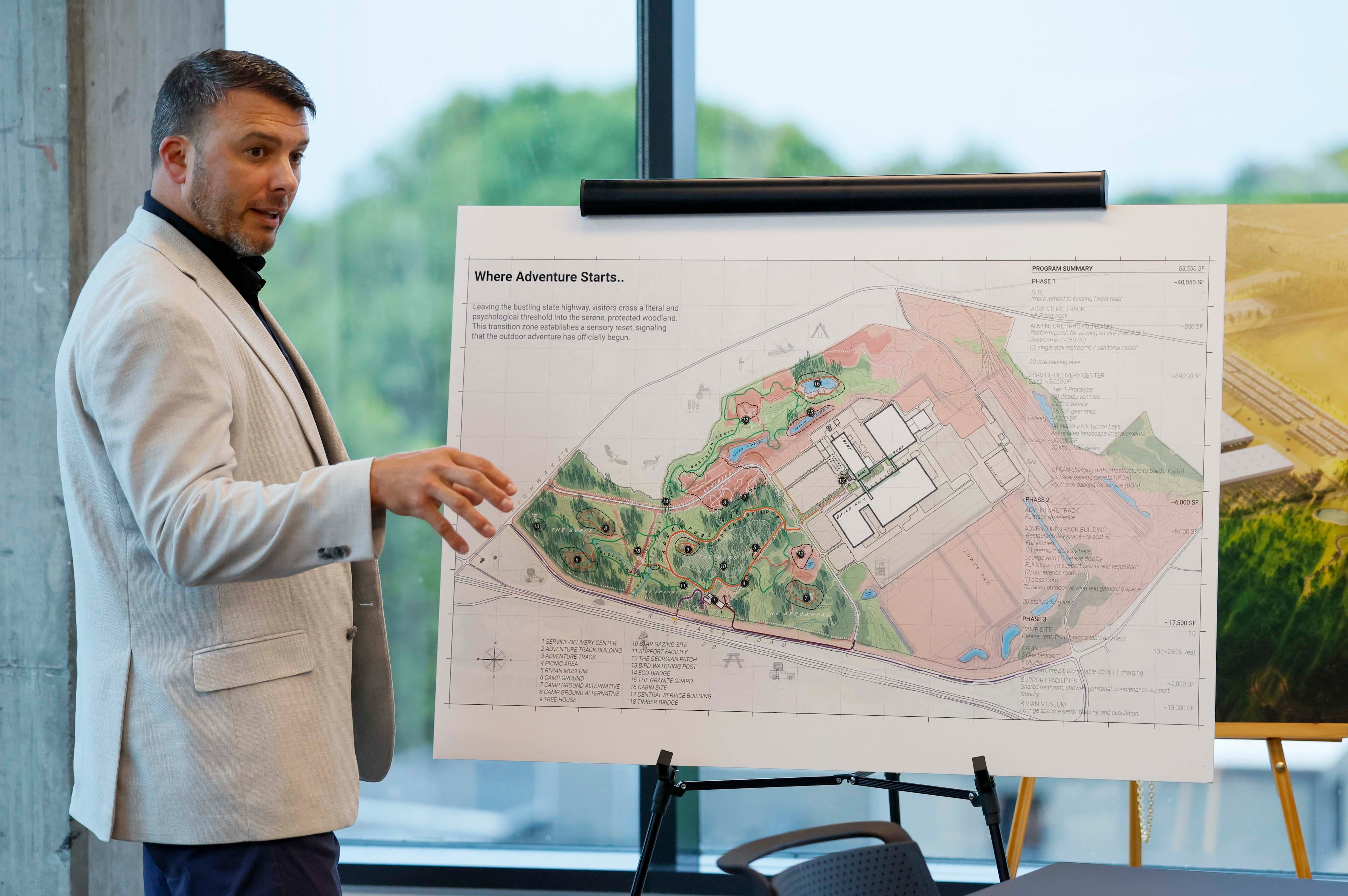 Rivian HQ tour
