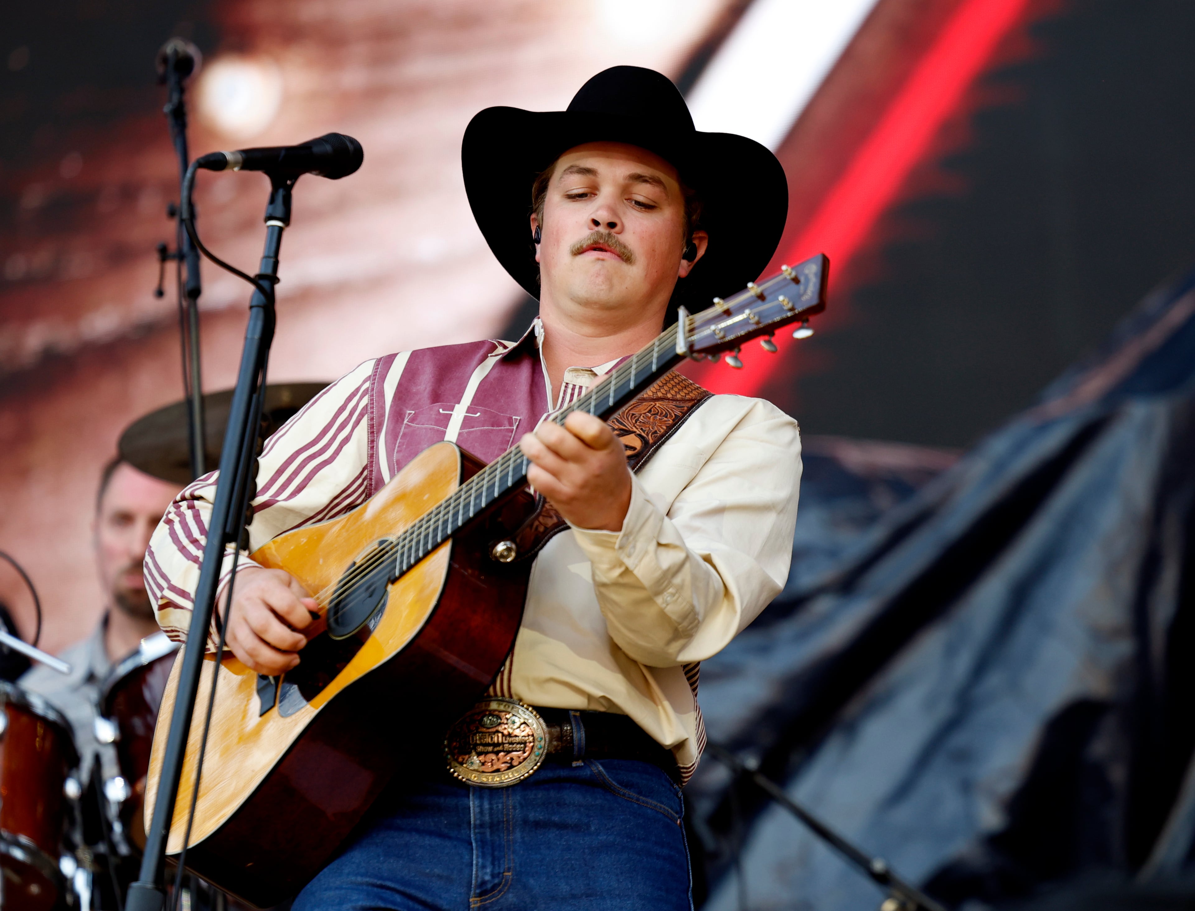 Grammy award-winning artist Zach Top opens for Jason Aldean and Luke Bryan at the first "Live Between the Hedges Concert Presented by PruittHealth" at Sanford Stadium, home to the University of Georgia football team, on Saturday, April 25, 2026, in Athens. (Akili-Casundria Ramsess/EyeAkili Media)