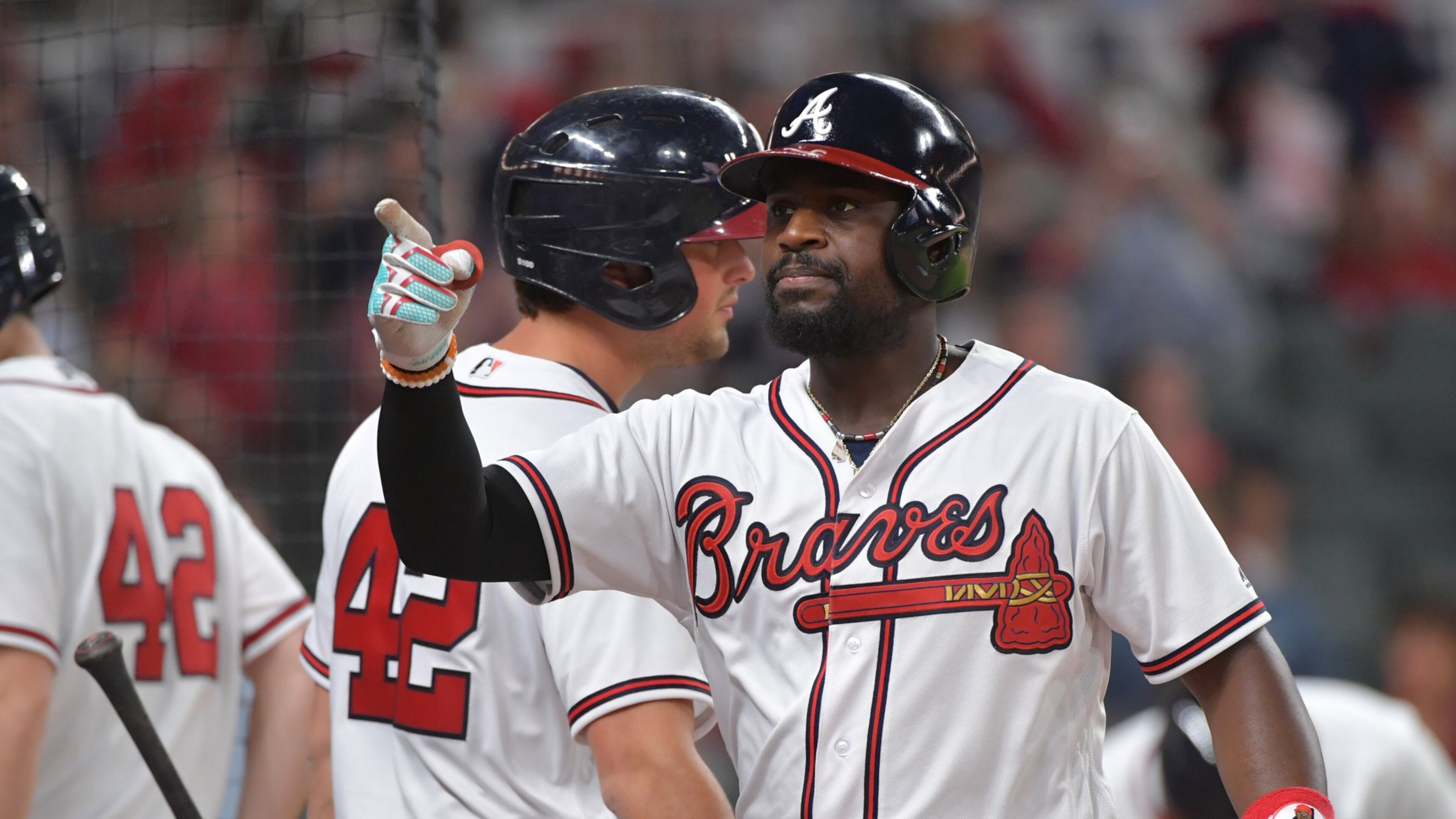 Braves second baseman Brandon Phillips moved up to No. 2 in the batting order for Sunday’s game. HYOSUB SHIN / HSHIN@AJC.COM