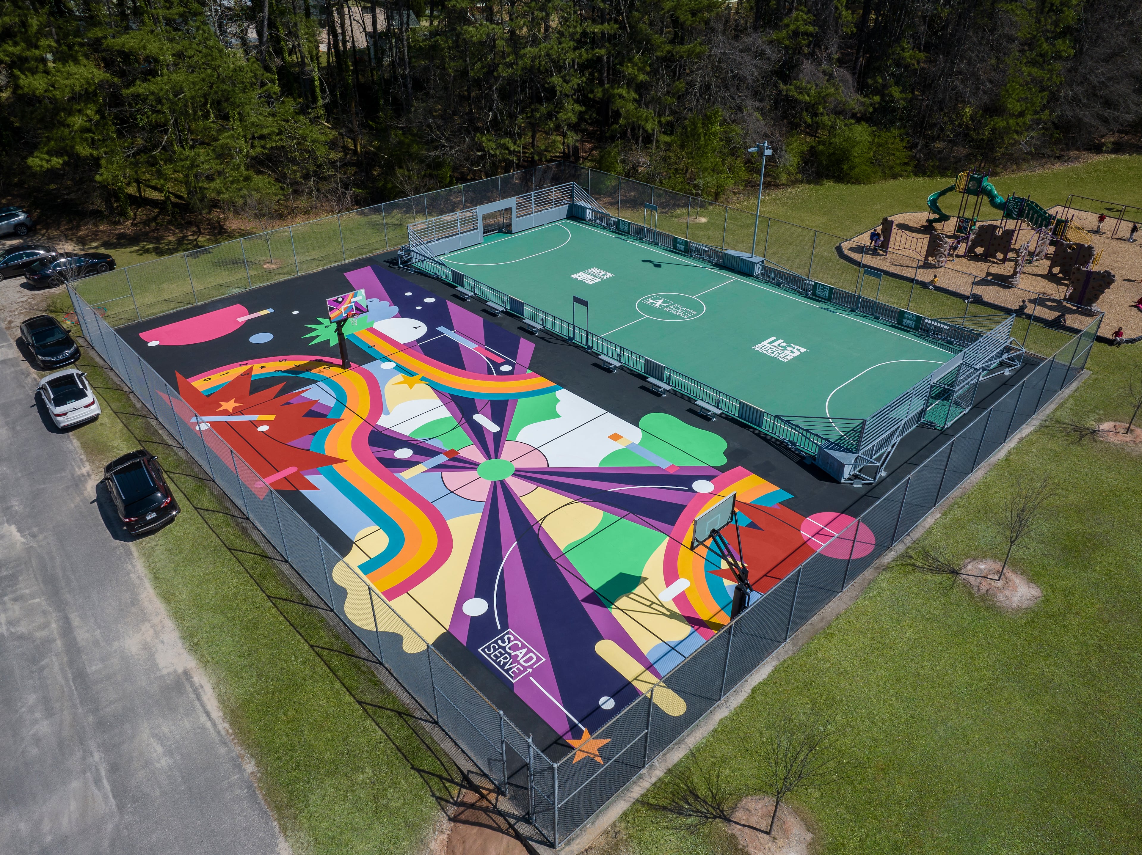 Usher-Collier Elementary School mural. Photo: Courtesy of SCAD