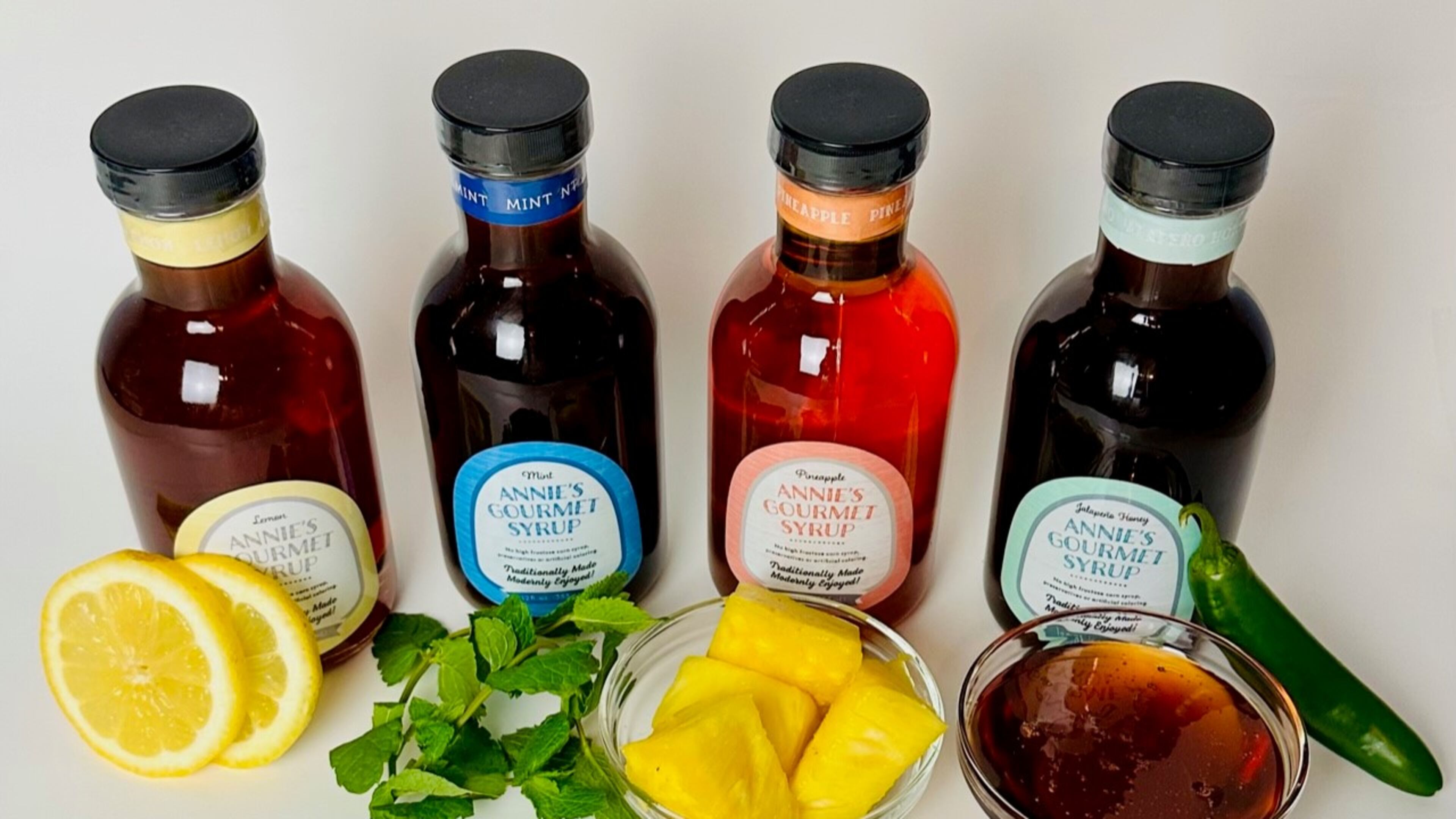 Pineapple syrup from Annie’s Gourmet Syrup
Courtesy of Annie’s Gourmet Syrup