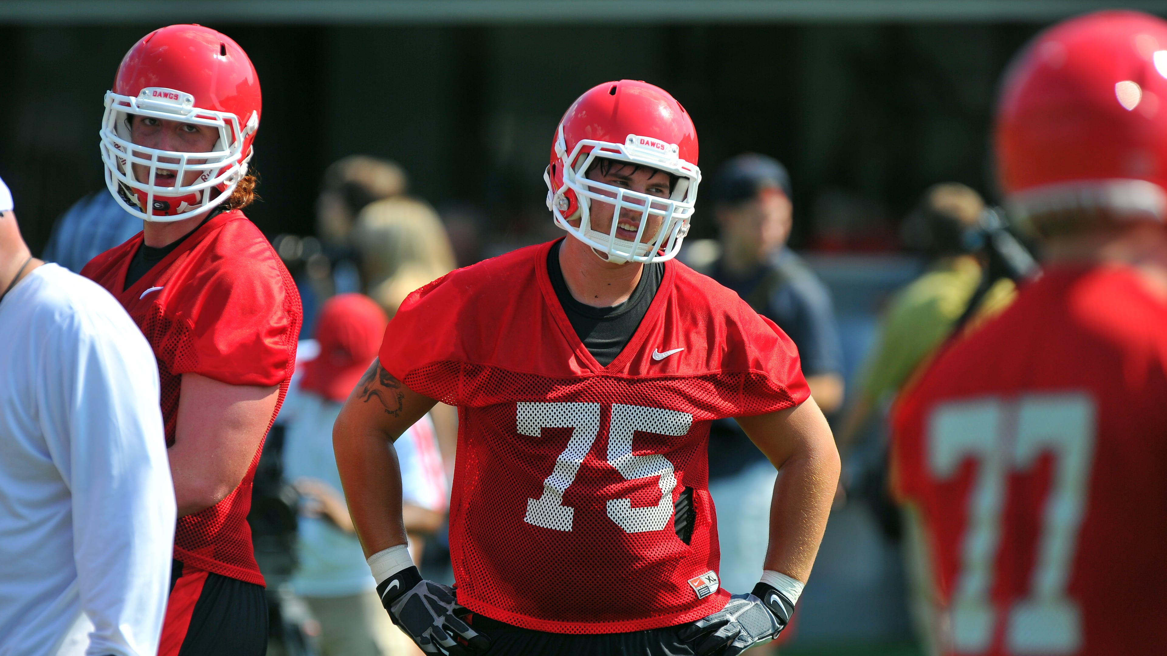 Kolton Houston, a junior offensive lineman from Buford, had his eligibility reinstated Thursday by the NCAA. He had been banned for steroid use in January of 2010. He has been under NCAA suspension ever since.
