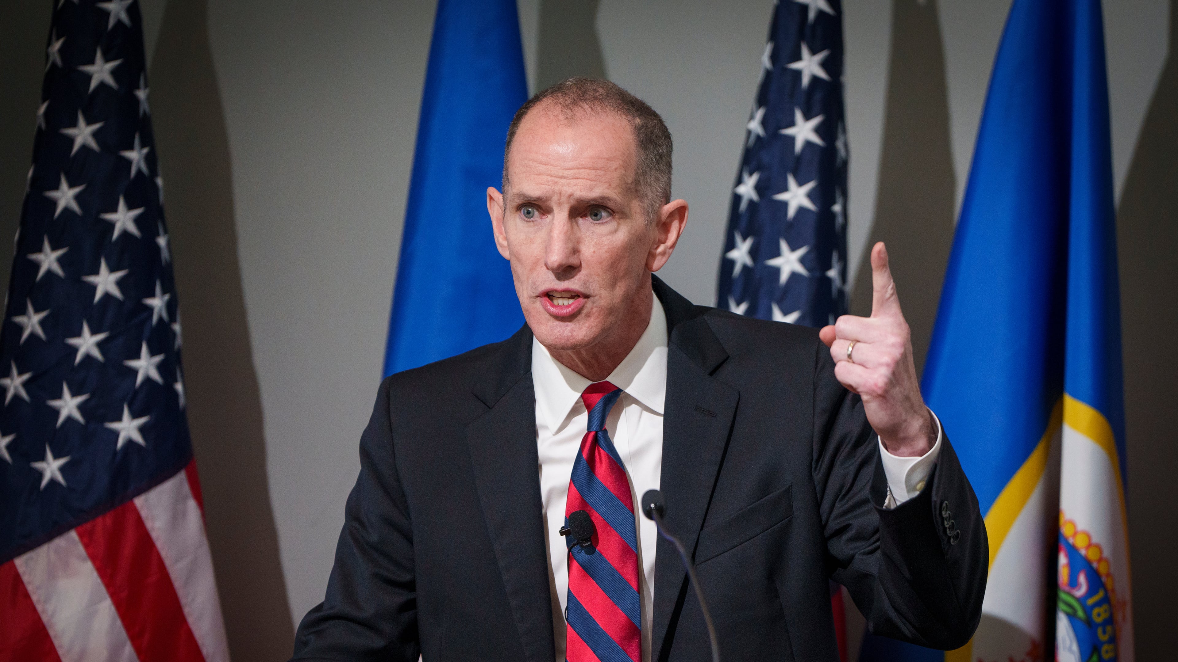 Minneapolis attorney Chris Madel speaks at his office in Minneapolis on Dec. 1, 2025. (Leila Navidi/Star Tribune via AP)