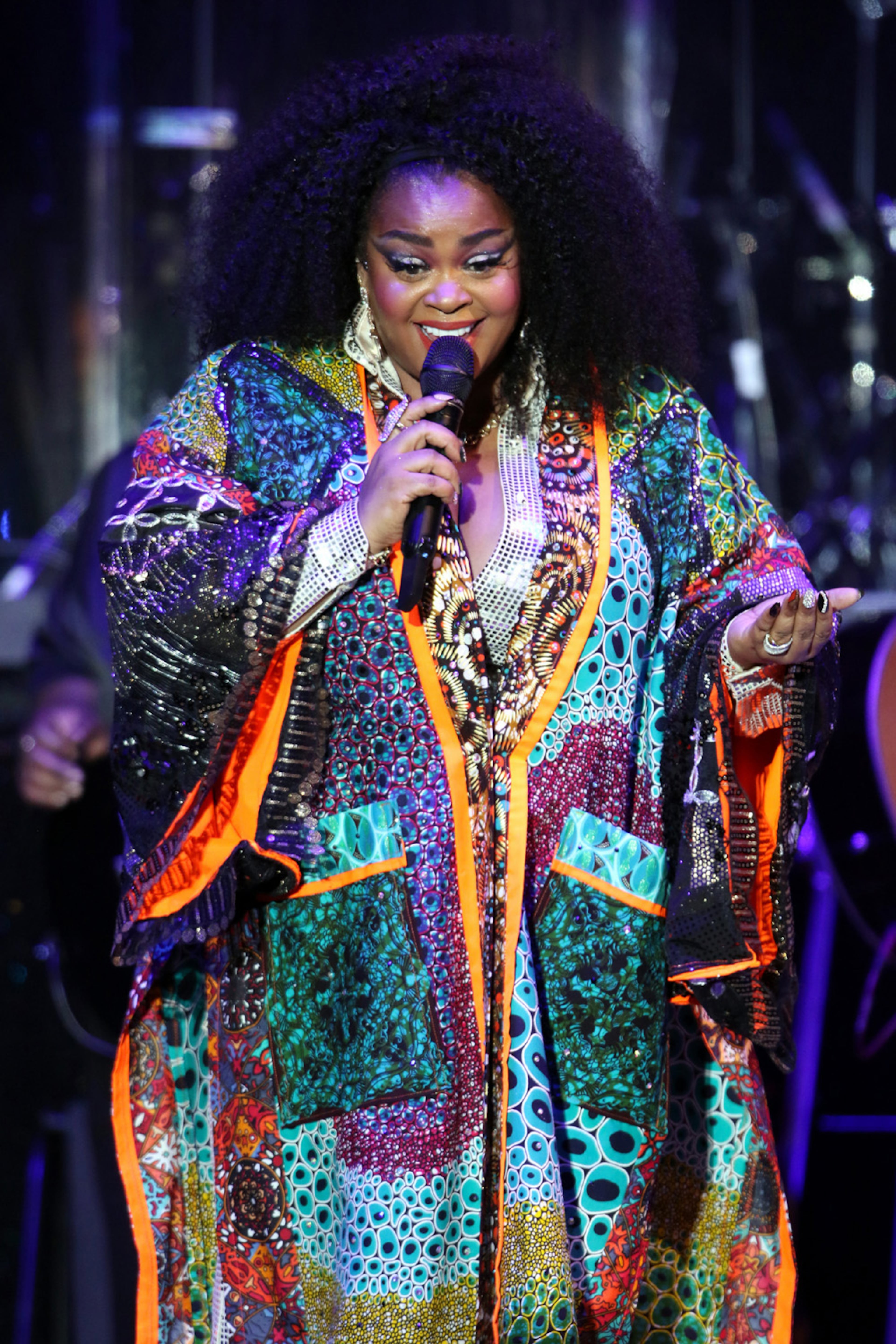Jill Scott entertained a sold-out crowd at her ‘Who is Jill Scott? Words & Sounds Vol. 1’ 23rd anniversary tour on Saturday, May 6, 2023 at Cadence Bank Amphitheatre at Chastain. Robb Cohen for The Atlanta Journal-Constitution