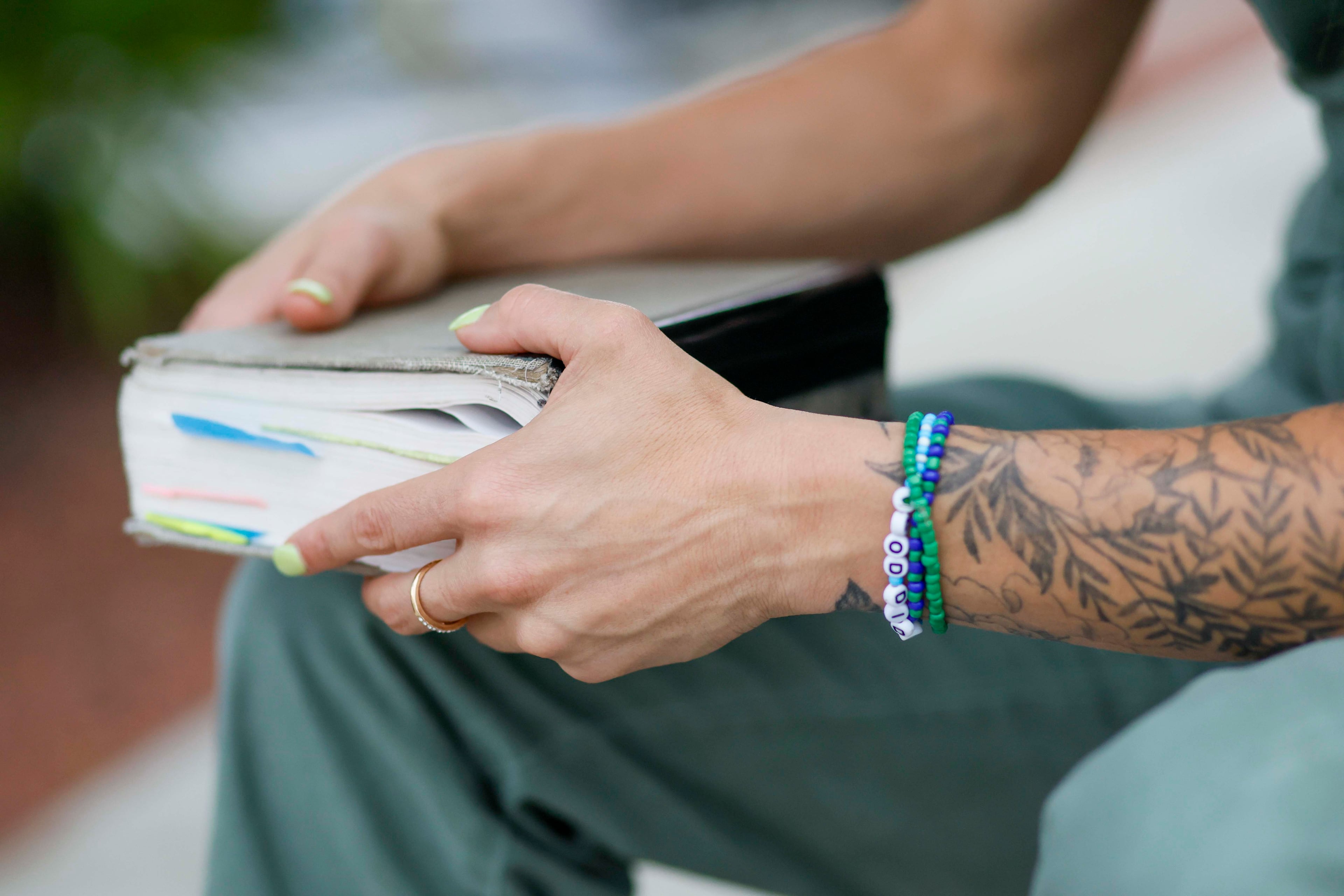 When Hayle Swinson came to Truett McConnell University on a soccer scholarship, she says she wasn't very religious. After her freshman year, she says she had a spiritual awakening and eagerly sought Bible study. (Miguel Martinez/AJC)