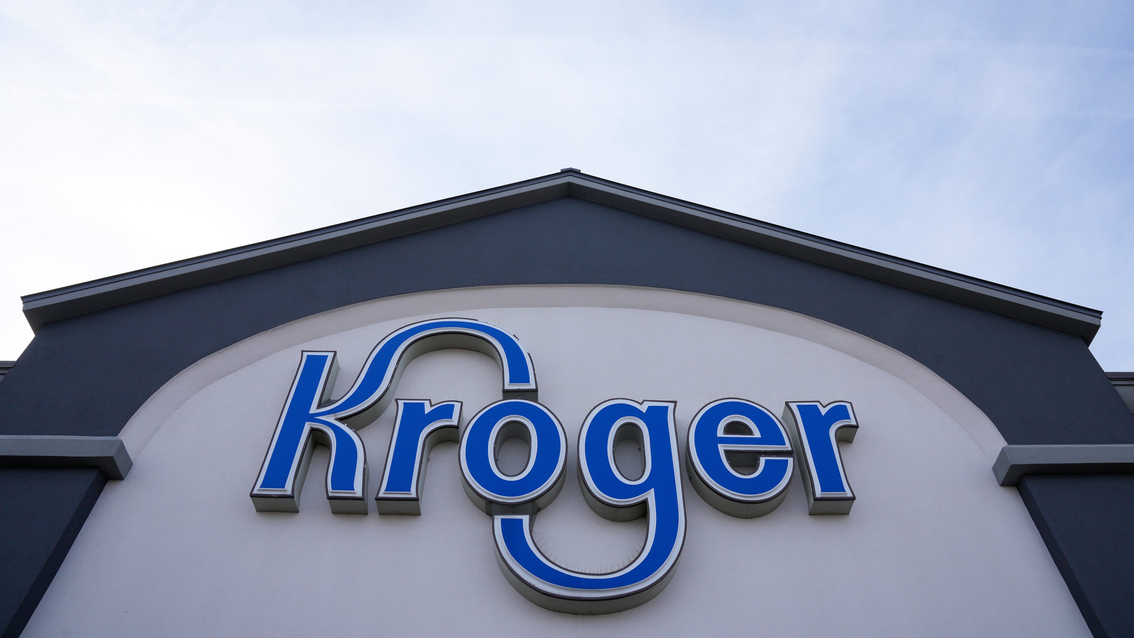FILE - A Kroger grocery store is seen in Monroe, Ohio. (AP Photo/Jeff Dean, File)