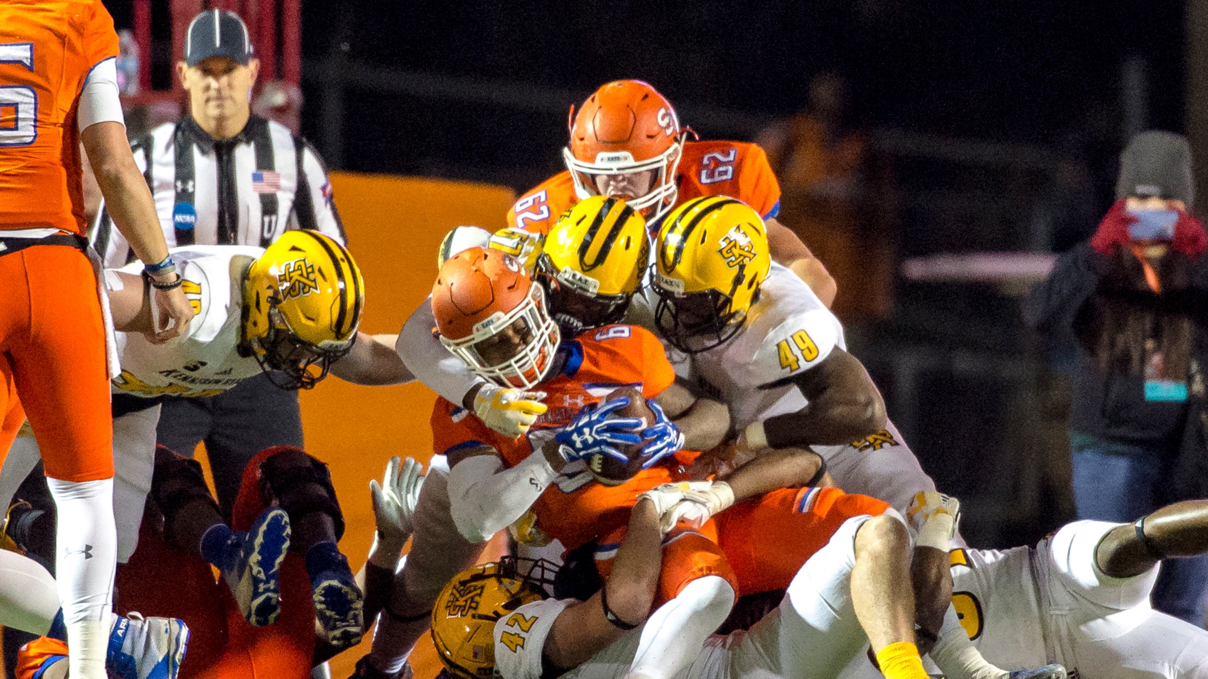 Kennesaw State's season ends with a 12-2 record after a loss to Sam Houston State Saturday in Huntsville, Texas. (Kennesaw State)