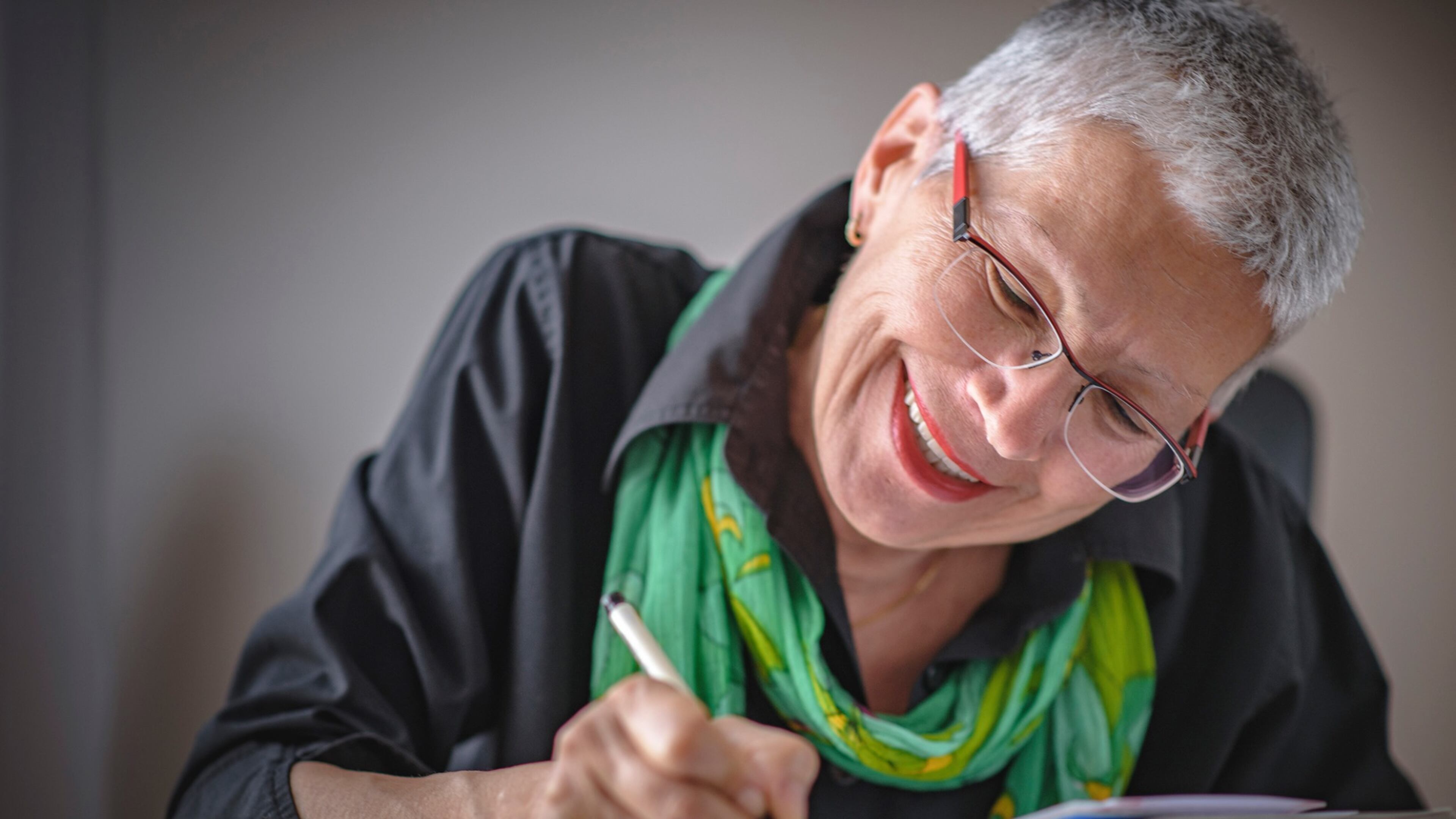 Fulton County’s Senior Pen Pals program is designed to help seniors who are isolated or homebound stay connected. (Courtesy Fulton County)