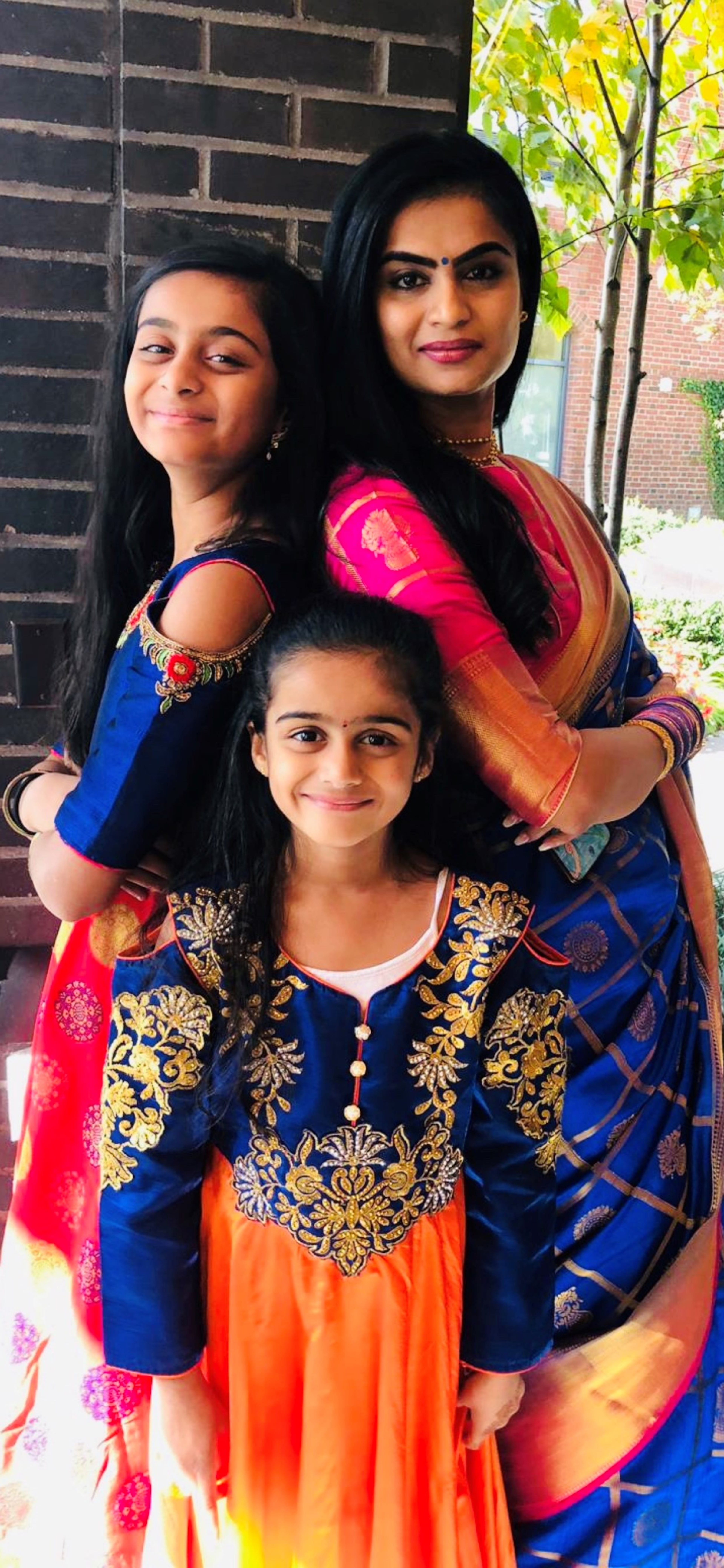 Nurse Deepa Patel and her daughters, Nandani Patel, left, and Radhika Patel. Photo contributed by Deepa Patel