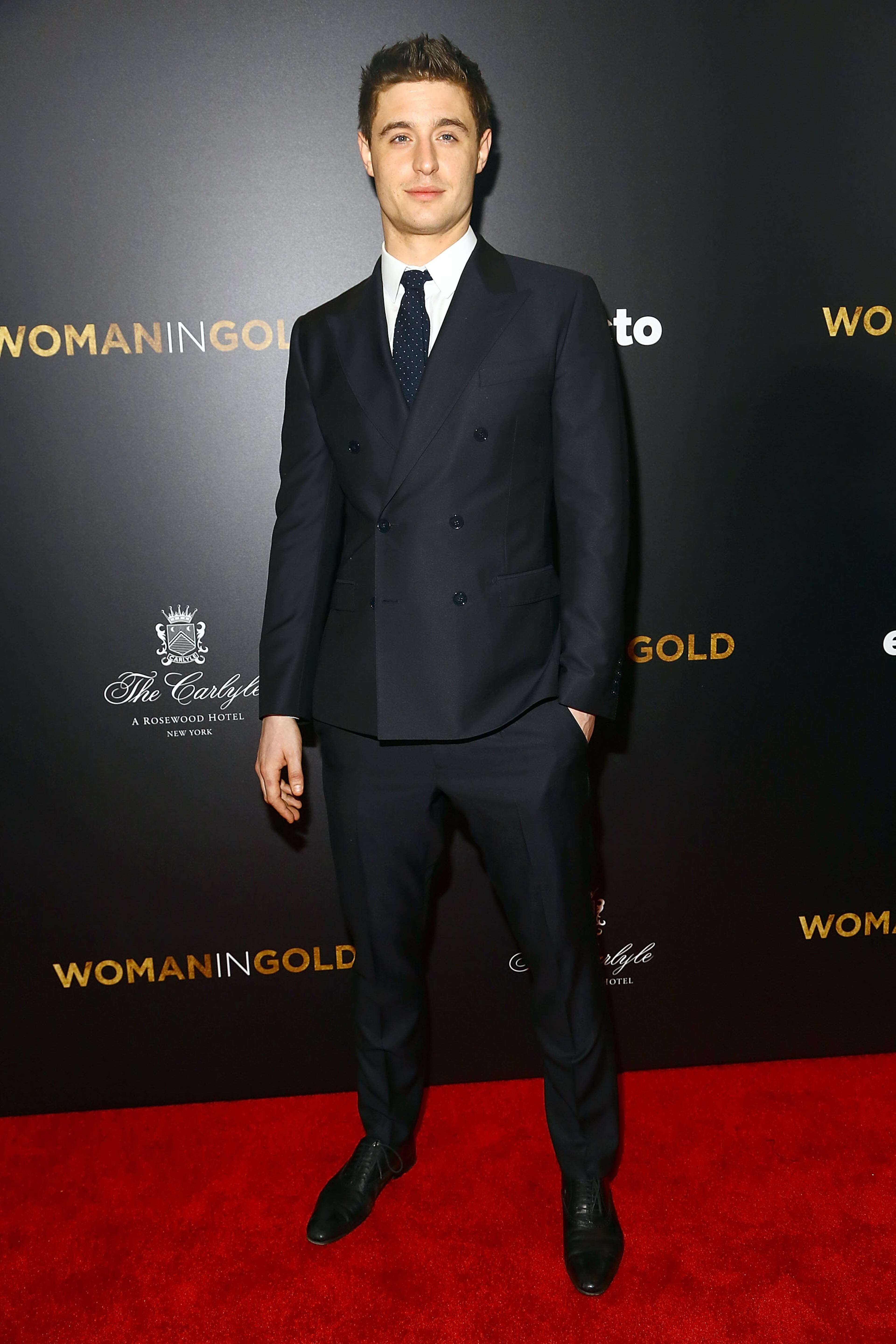 NEW YORK, NY - MARCH 30: Max Irons attends "Woman In Gold" New York Premiere at The Museum of Modern Art on March 30, 2015 in New York City. (Photo by Astrid Stawiarz/Getty Images)
