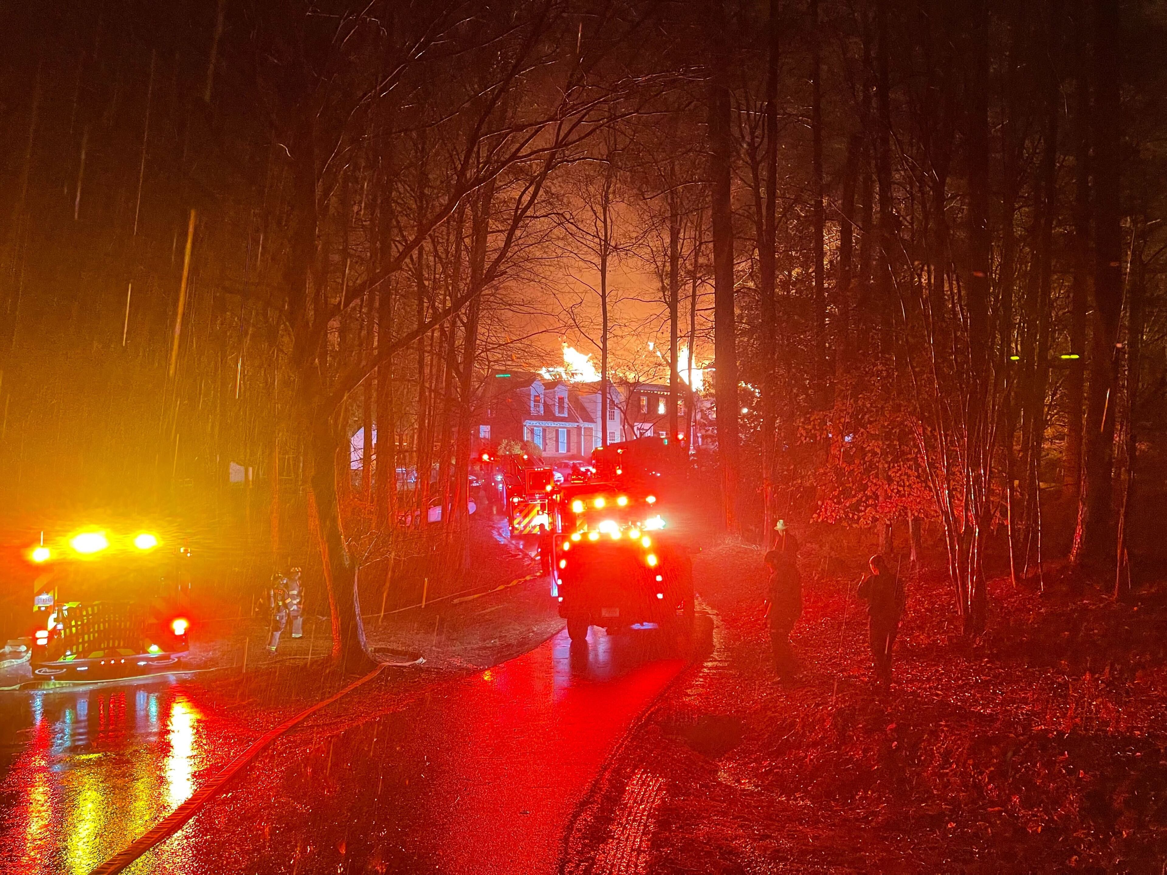 The home is located on Woodsong Road in Cumming.