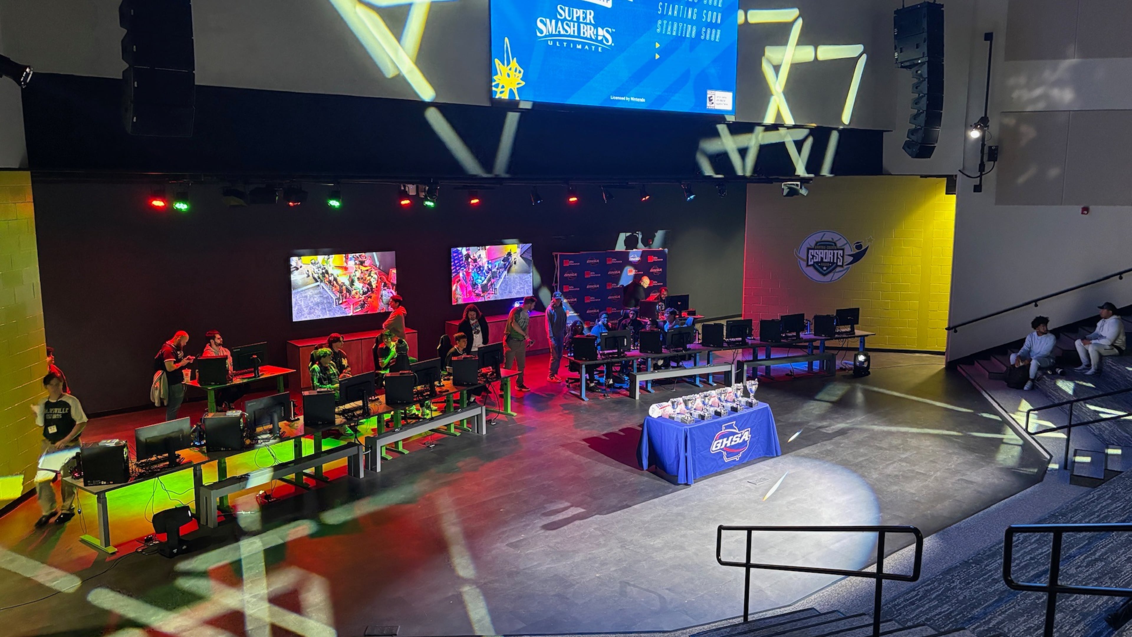 The 2025 GHSA spring esports state championships take place Saturday, April 26, 2025, at Bartow County Schools Esports Arena. (Courtesy of PlayVS)