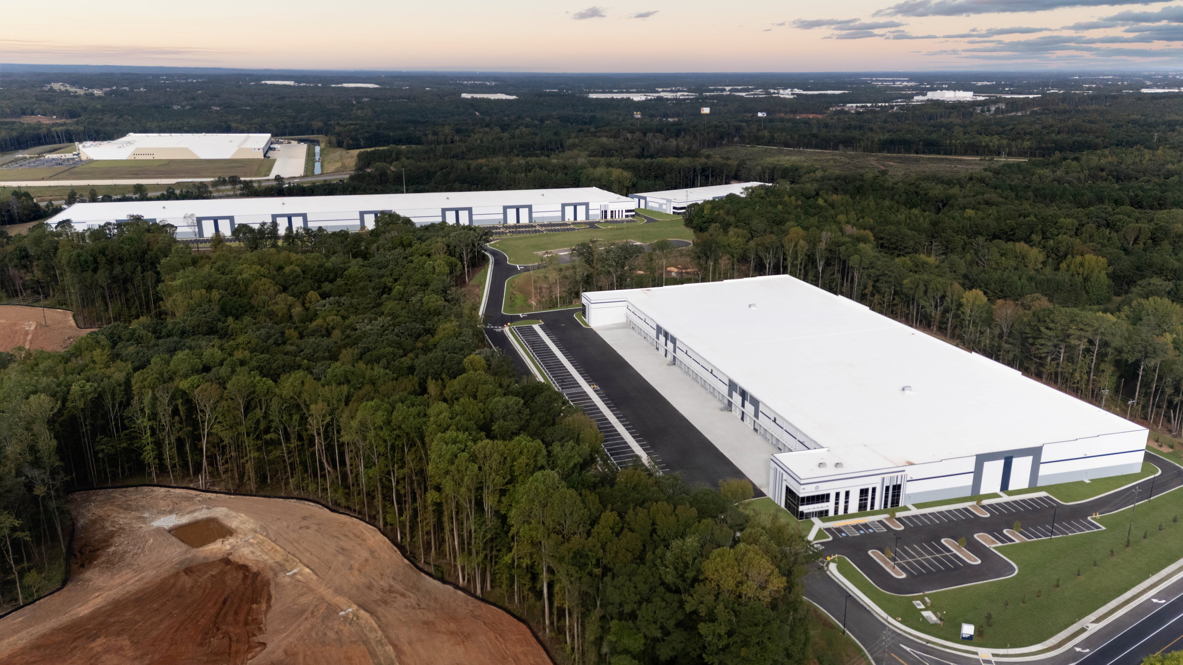 Stonemont Park 75 South is an industrial park in Locust Grove that announced its first tenant signing in April 2026. (Courtesy of Johnny McLendon Photography/Stonemont)