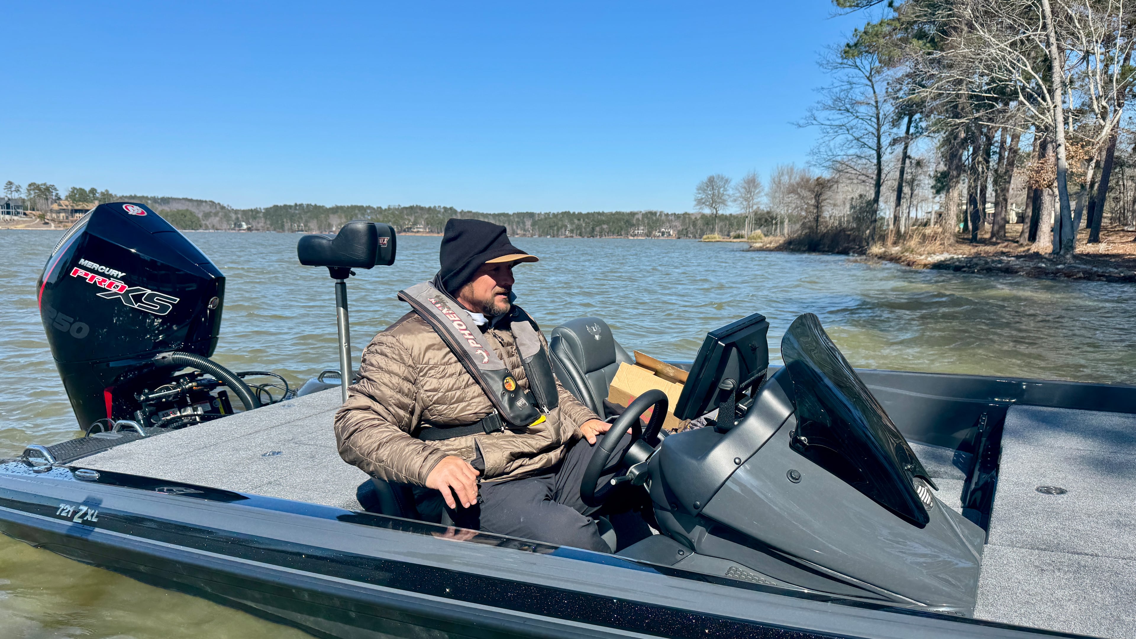 Fisherman Brad Stalnaker, a regular at Lake Oconee, has helped in the search for missing Atlanta boater Gary Jones. (Joe Kovac Jr / AJC)