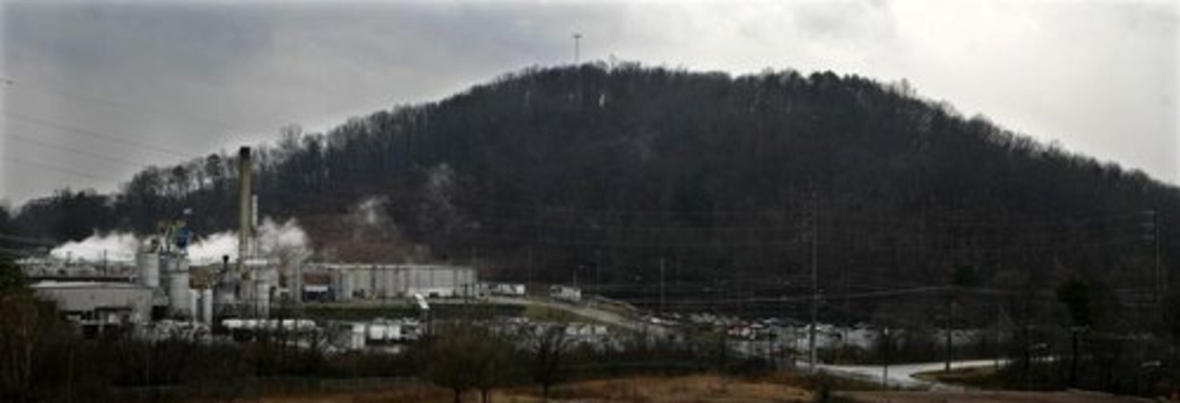 Shaw Industries plant 81 on Springdale Road sits nestled amidst the scenic foothills of the mountains. The carpet industry suffered greatly as construction crashed.