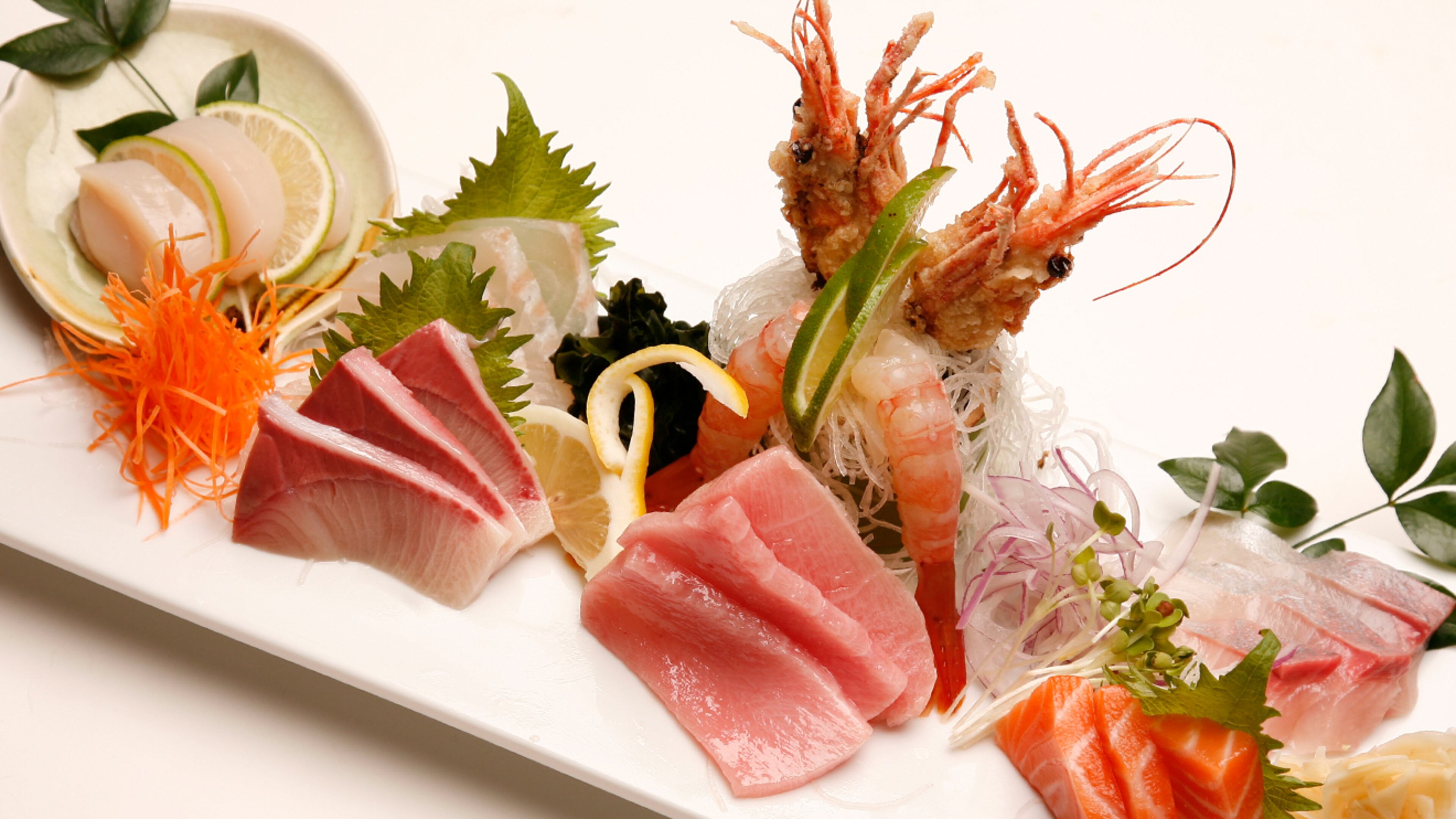 Sushi Mito's Sashimi Premium set is loaded with 20 pieces of super-fresh fish.