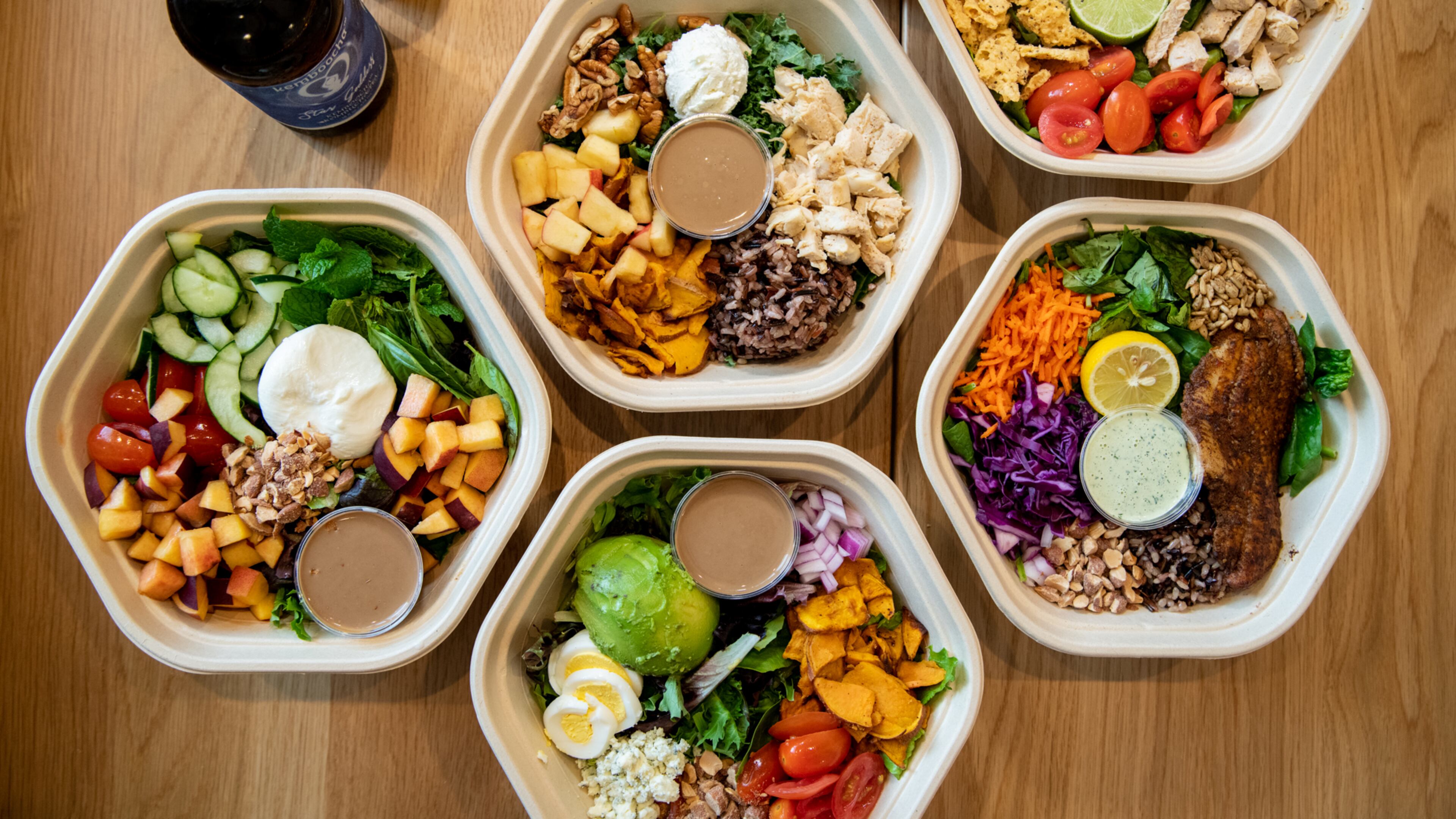 Though you can customize anything and everything, the Sweetgreen menu features seasonally selected salads and bowls. Mia Yakel for The AJC