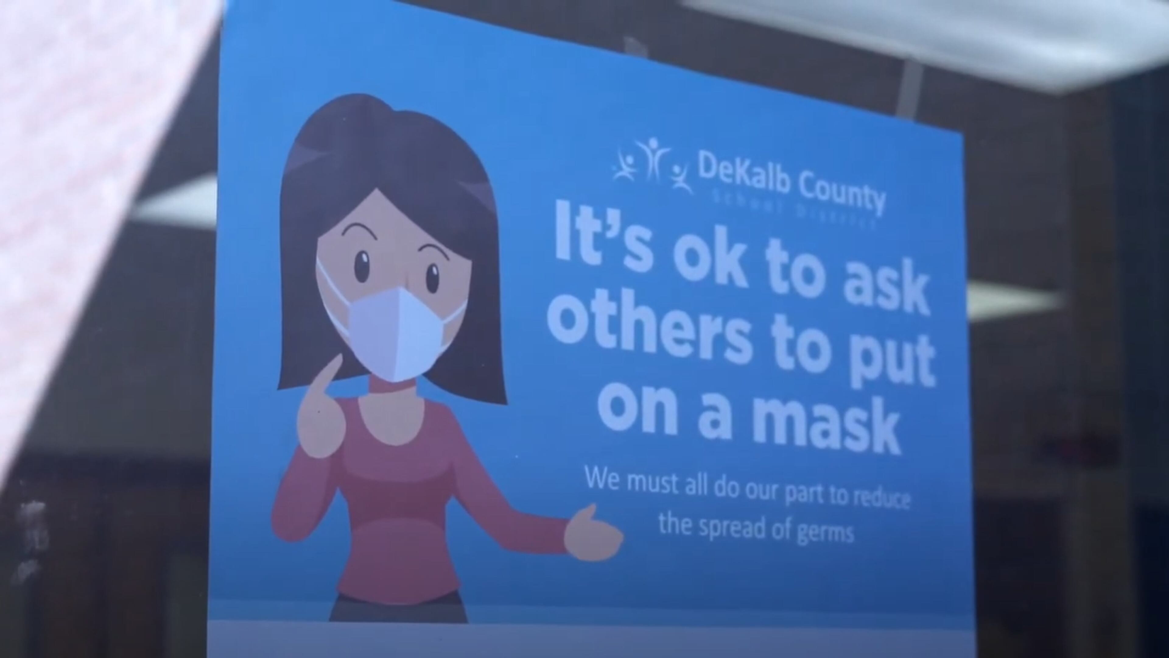 DeKalb County is planning to reopen schools in March. (Screenshot)