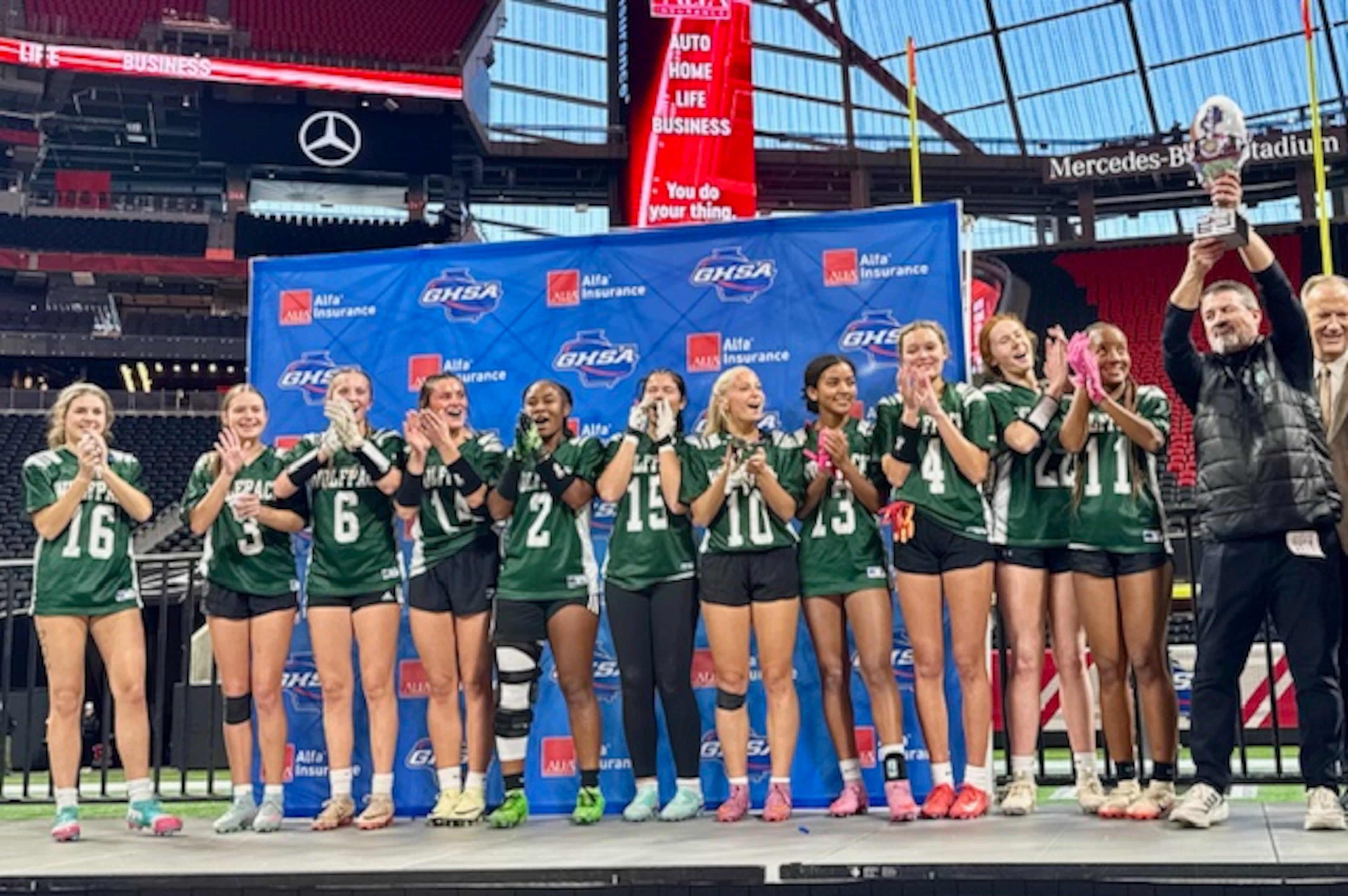 Greenbrier flag football state championship