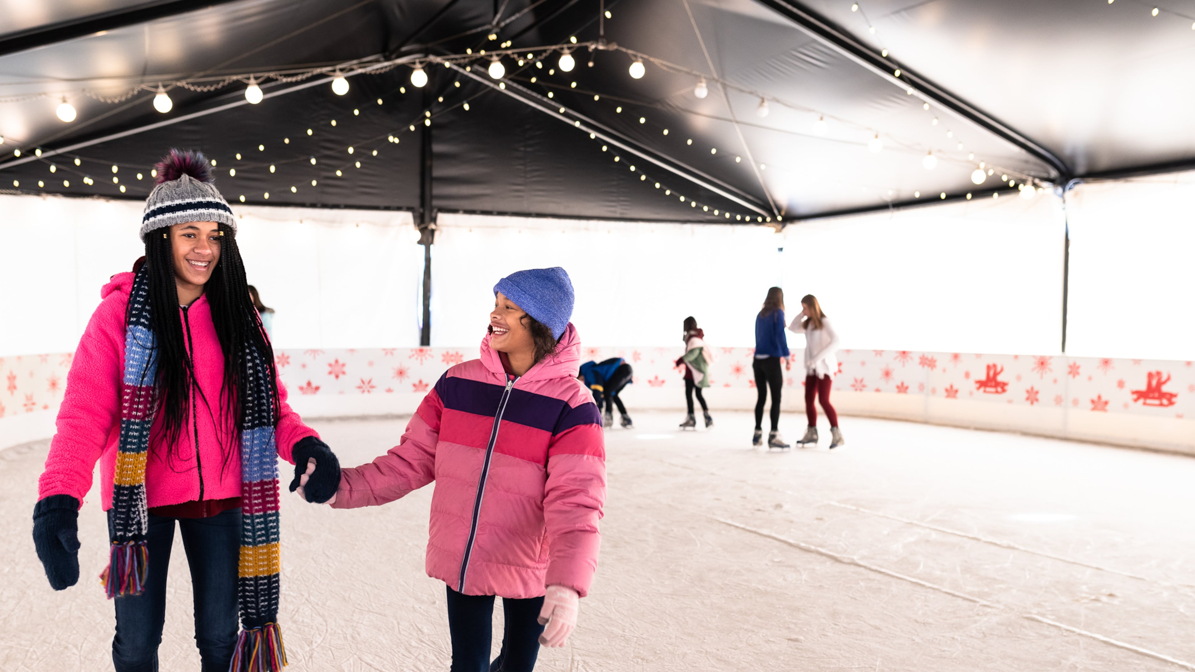 Ice skating is just one of many activities at Snow Island at Margaritaville at Lanier Islands.
Courtesy of Melissa Hollingsworth.