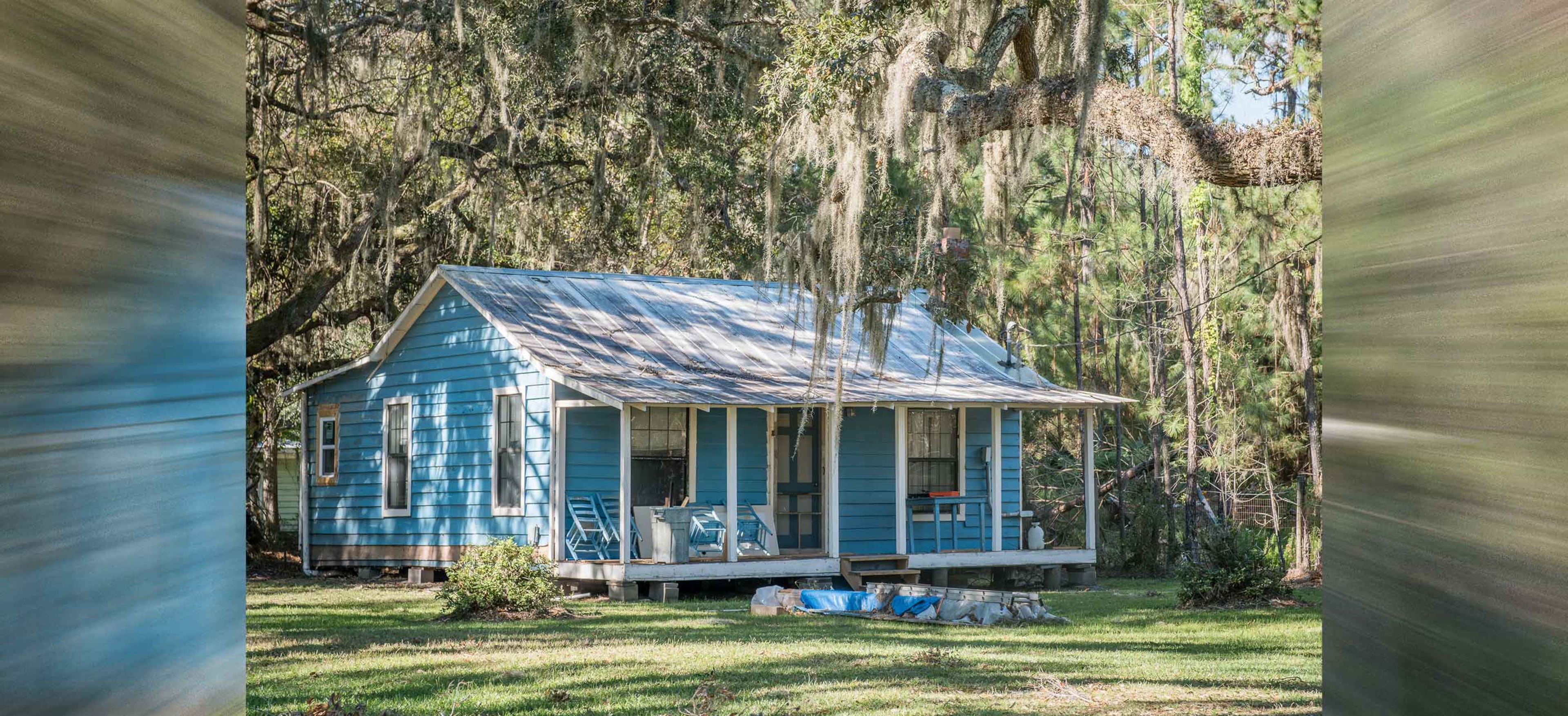 A house in the Hog Hammock community on Sapelo Island, seen here in 2024. (Justin Taylor for the AJC)