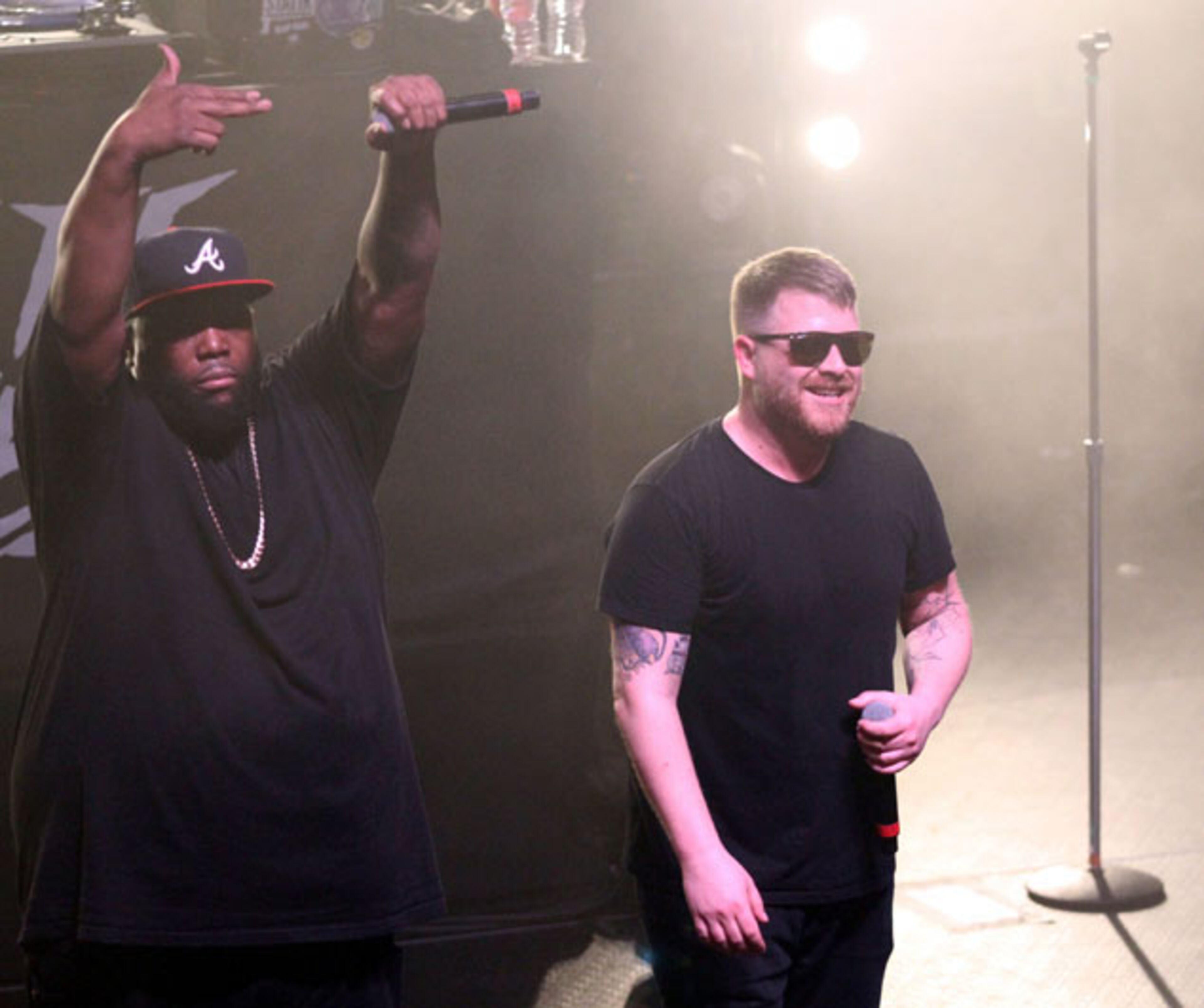#11 of #25. PLEASE KEEP IN SEQUENTIAL ORDER FOR THE CONTINUITY OF THE GALLERY. Run the Jewels, also known by the acronym RTJ, is an American hip hop supergroup formed in 2013 by rapper/producer El-P and rapper Killer Mike. They played to a sold out Tabernacle crowd on Saturday, January 21, 2017, with openers The Gaslamp Killer, Gangsta Boo, CUZ and Nick Hook.Robb Cohen Photography & Video /RobbsPhotos.com