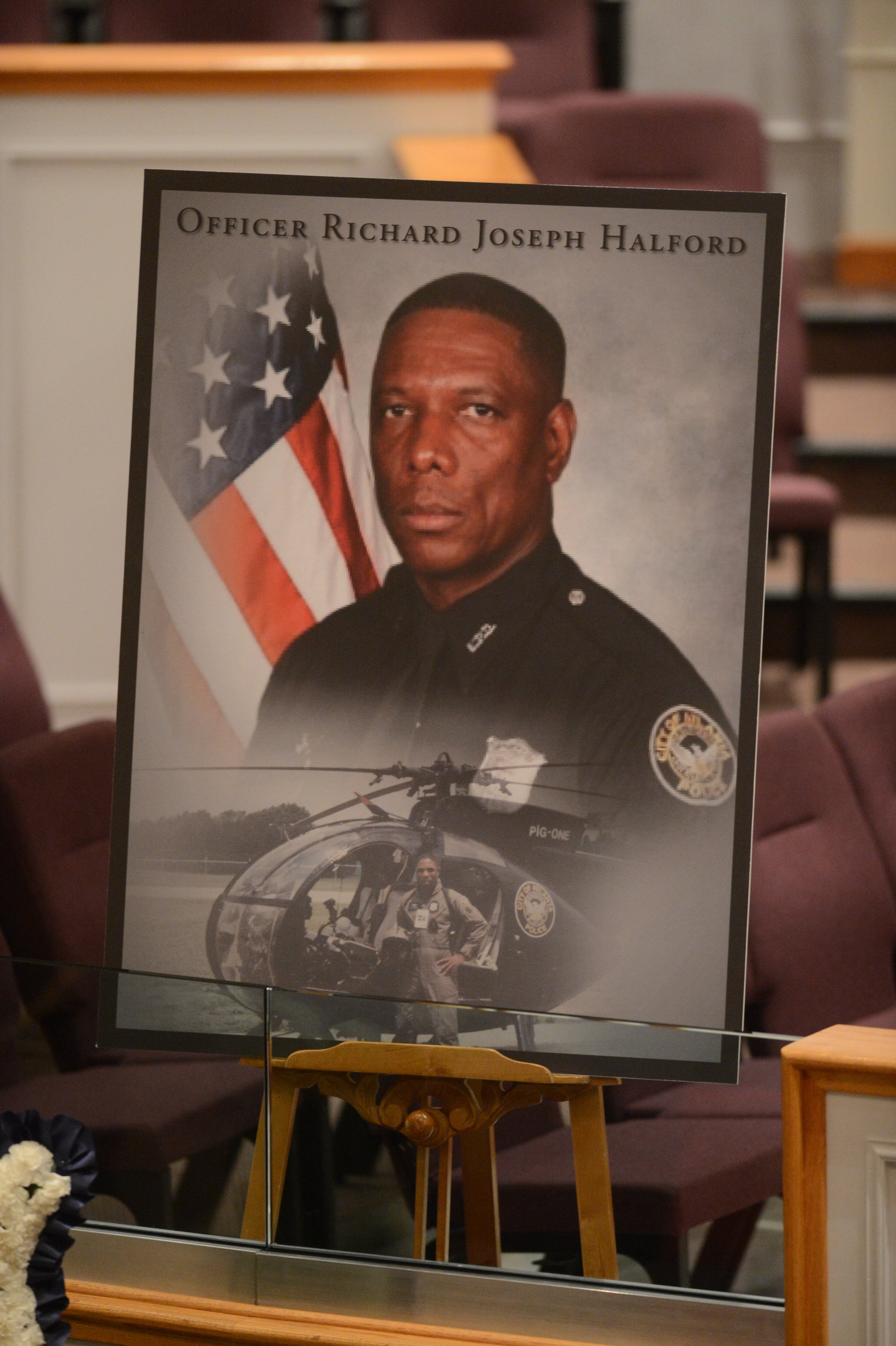 Richard Halford was piloting an Atlanta police helicopter searching for a missing 9-year-old boy when the helicopter crashed, killing both officers on board.
