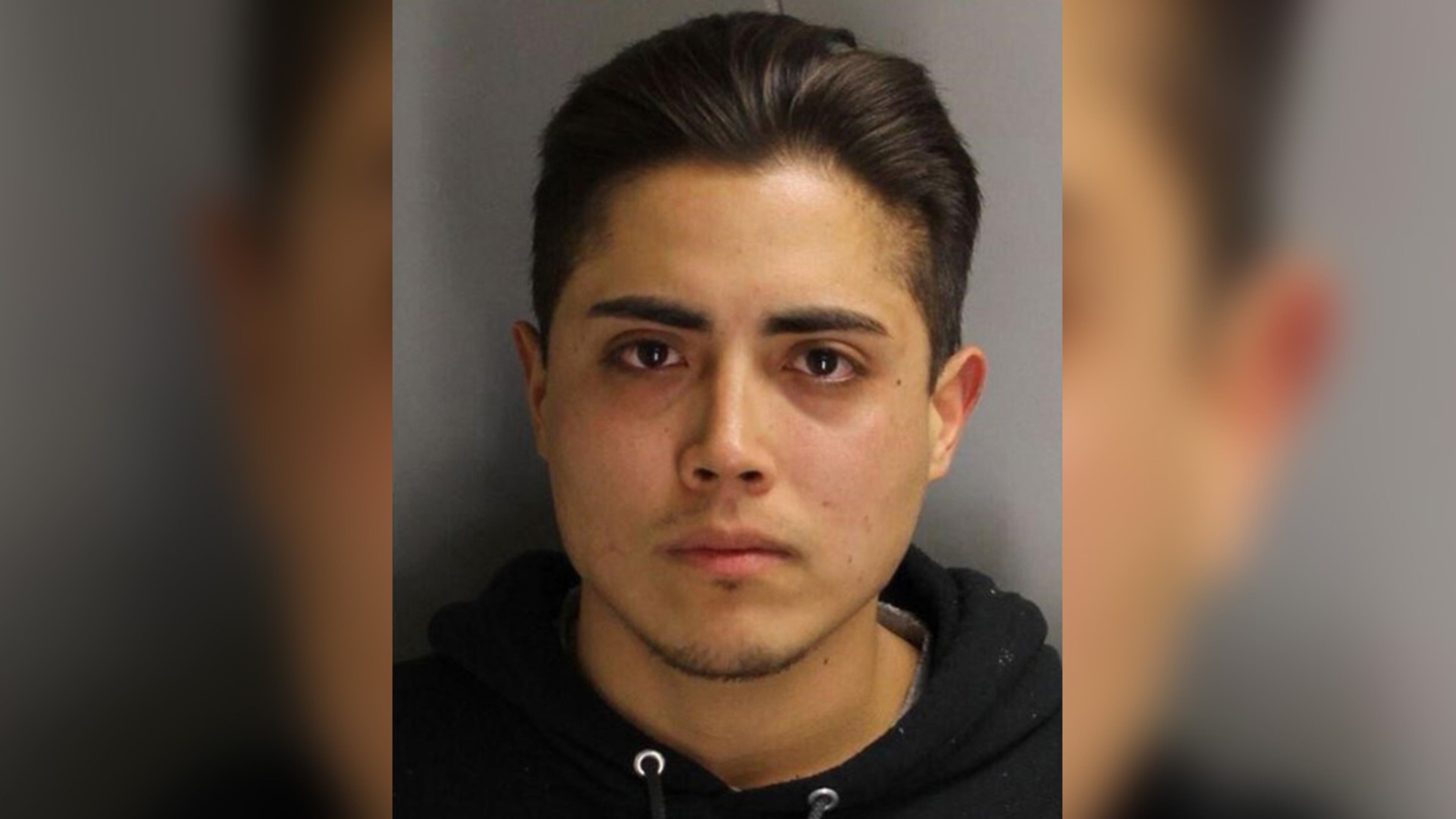 Police say Modesto Ramos was arrested and taken to jail after his neighbor accused him of shooting and killing her dog after it relived itself on his lawn.