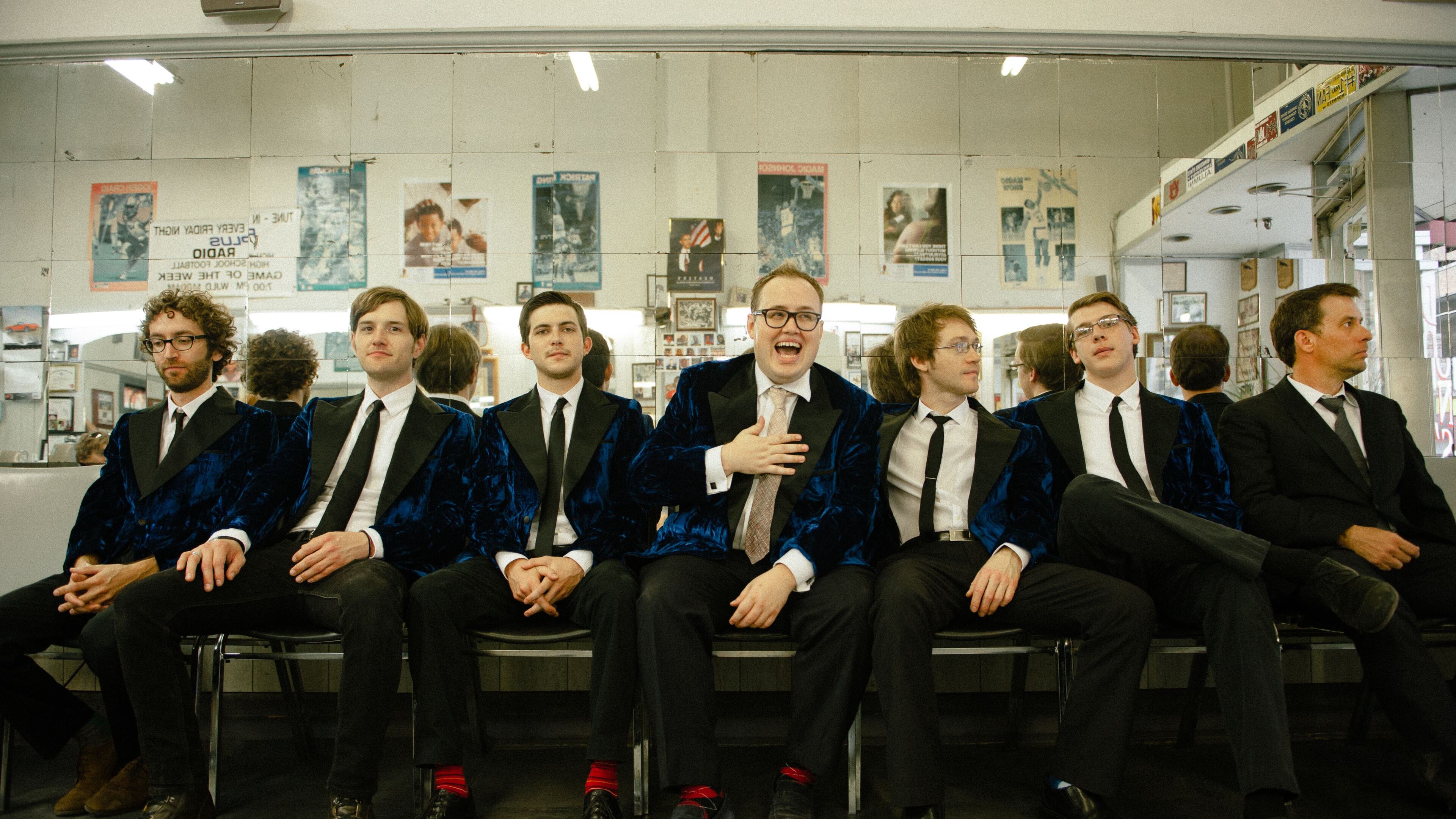 These guys have a reason to look happy. Photo: Dave McClister.