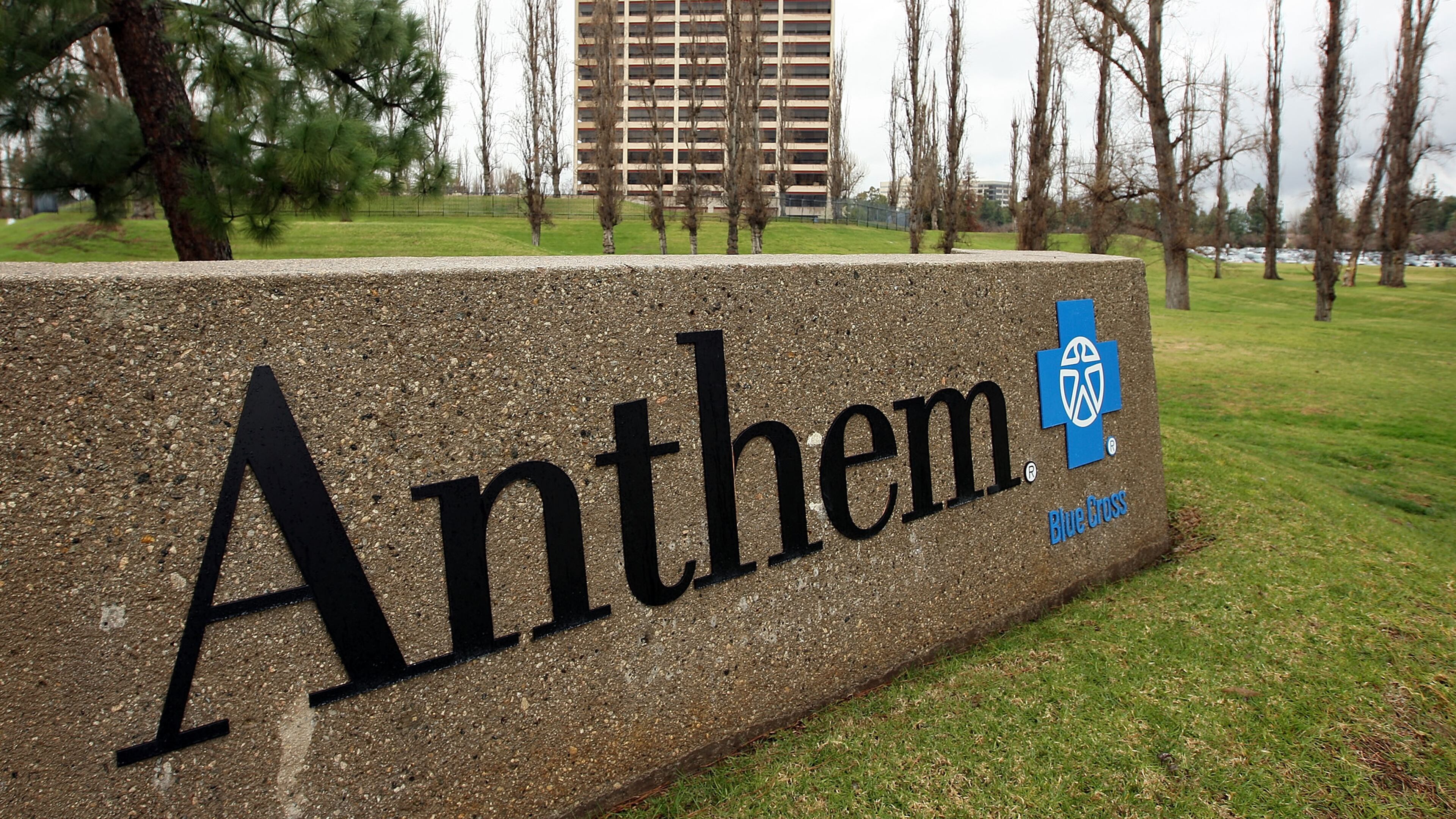 Blue Cross Blue Shield of Georgia, owned by parent company Anthem, plans to drop individual health insurance next year in 74 Georgia counties including metro Atlanta. (Photo by David McNew/Getty Images)