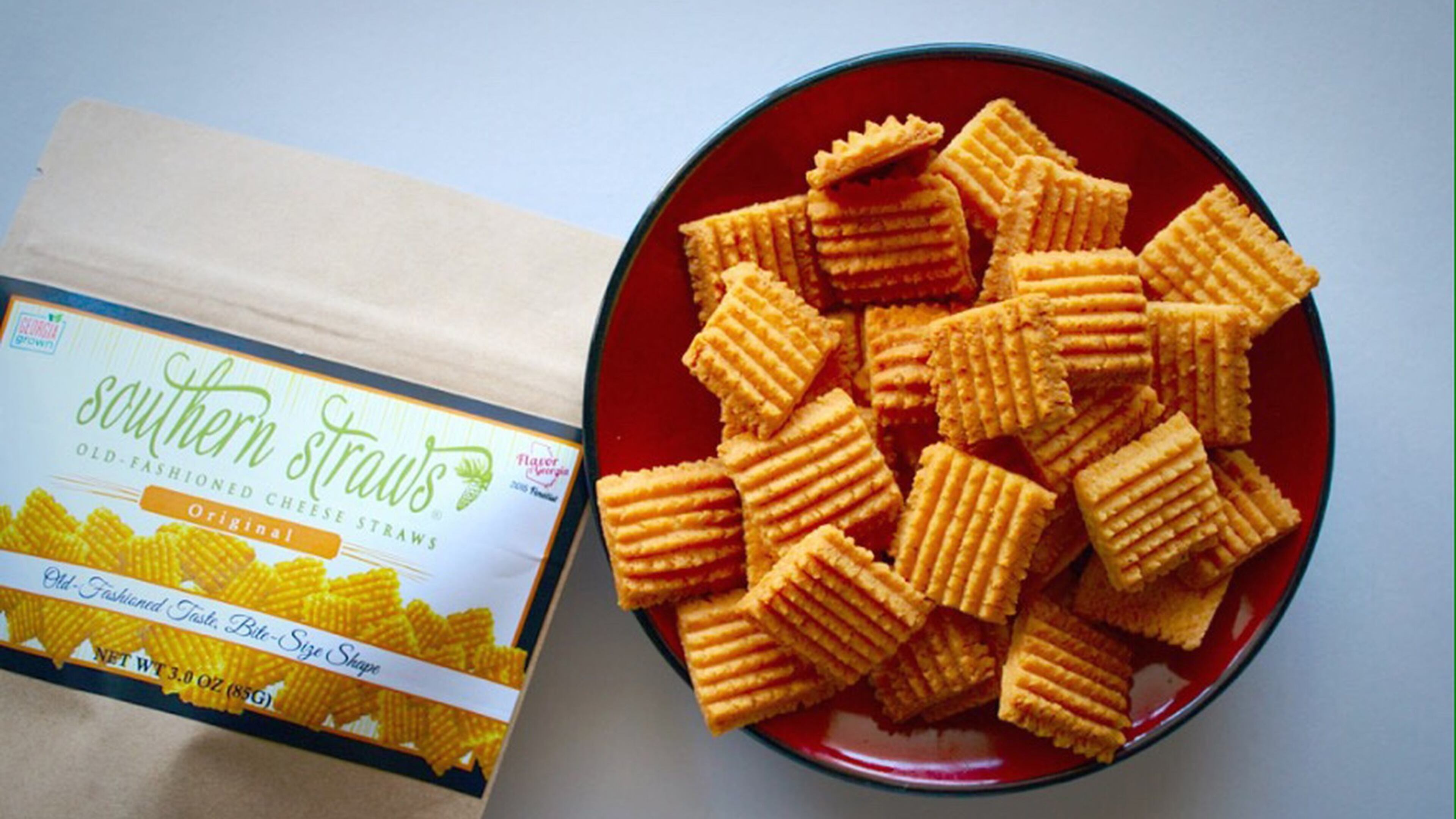 Columbus-based Southern Straws offters three flavors of bite-size cheese straws with an old-fashioned taste. CONTRIBUTED