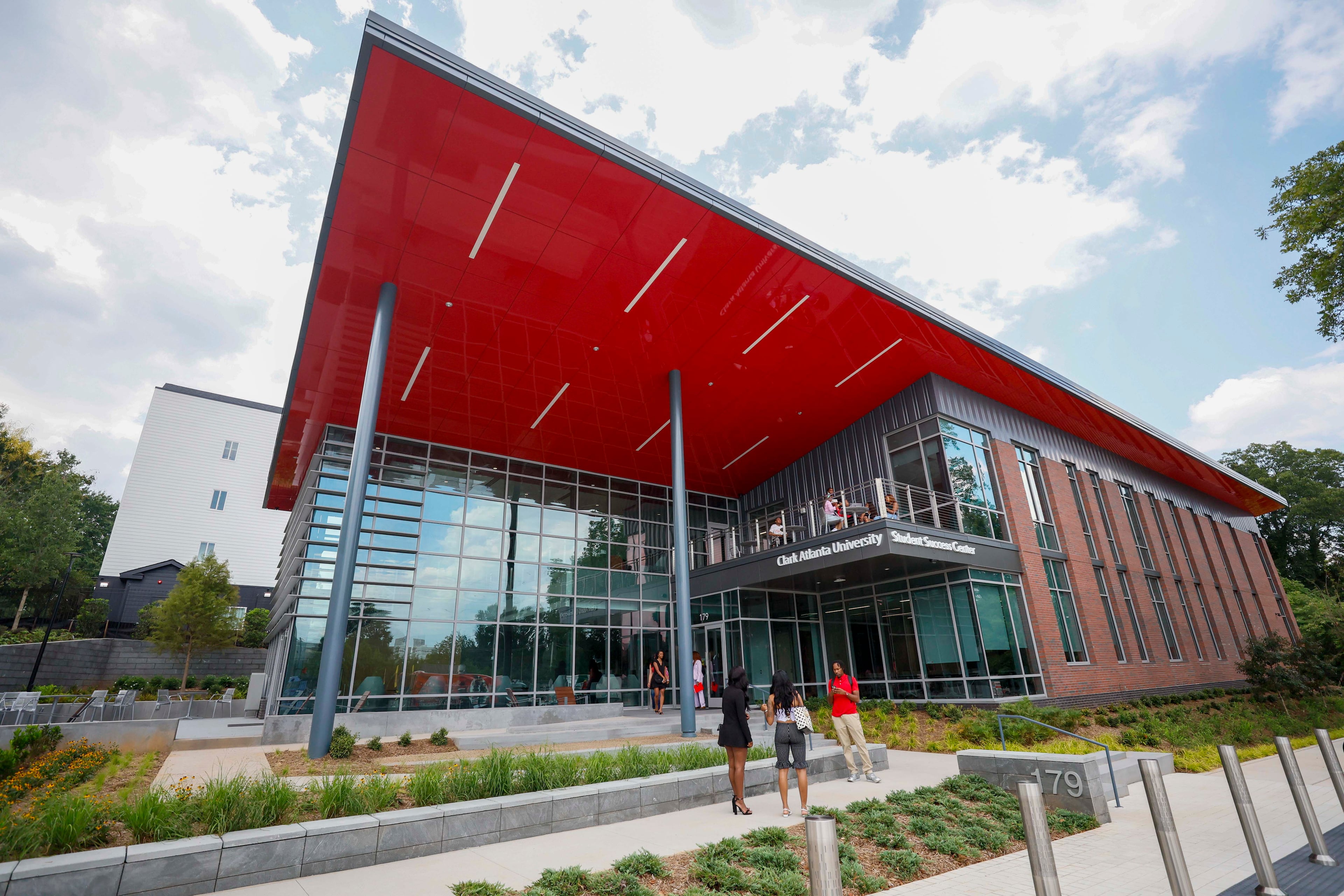 Clark Atlanta University’s Student Success Center is pictured on campus Wednesday, Sept. 2, 2026. This new building marks the University’s first significant academic facility in over twenty years and aims to revolutionize how students access resources, form connections, and reach their goals. (Miguel Martinez/AJC)