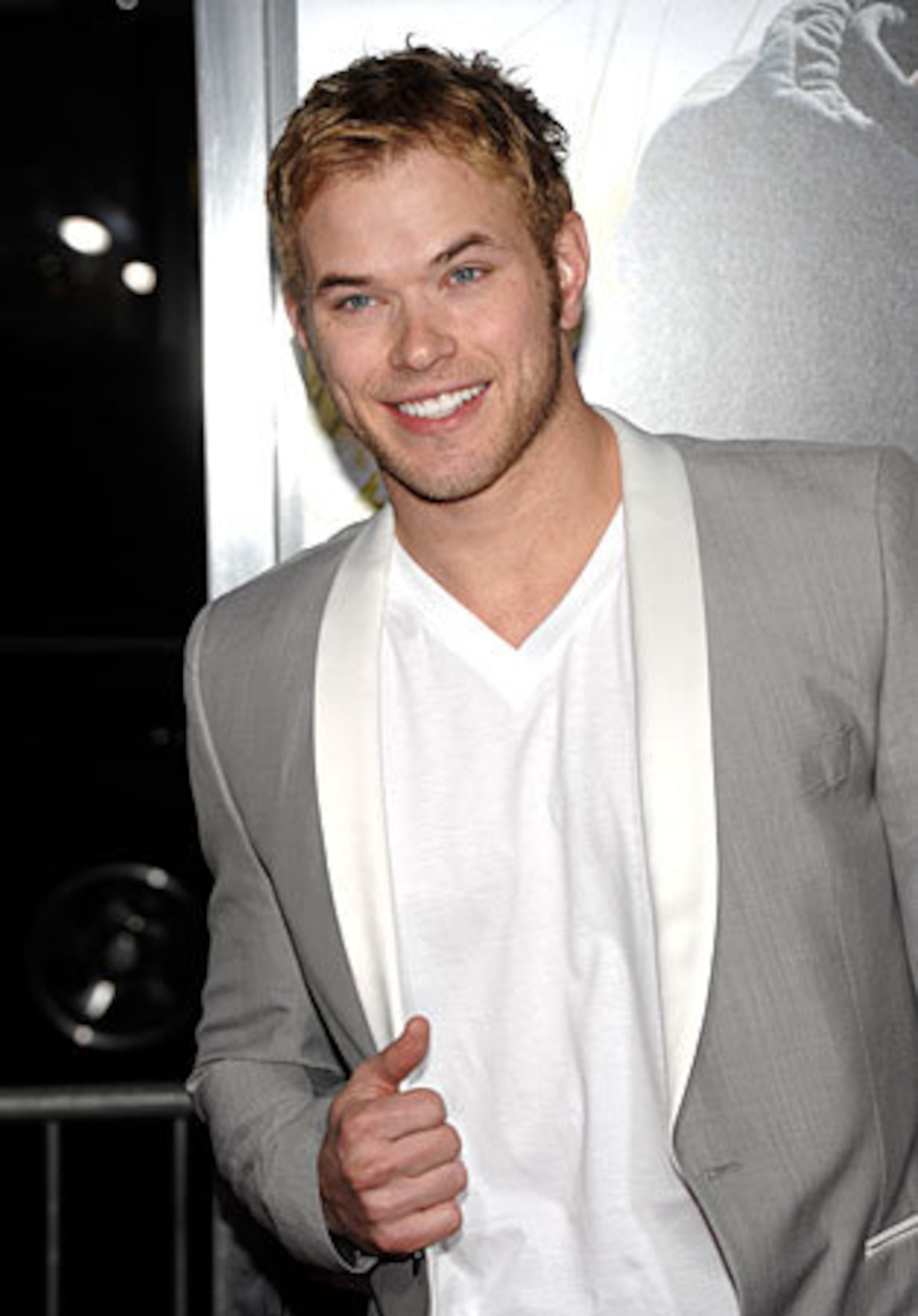 Actor Kellan Lutz arrives at the premiere of the feature film "Dear John" in Los Angeles.