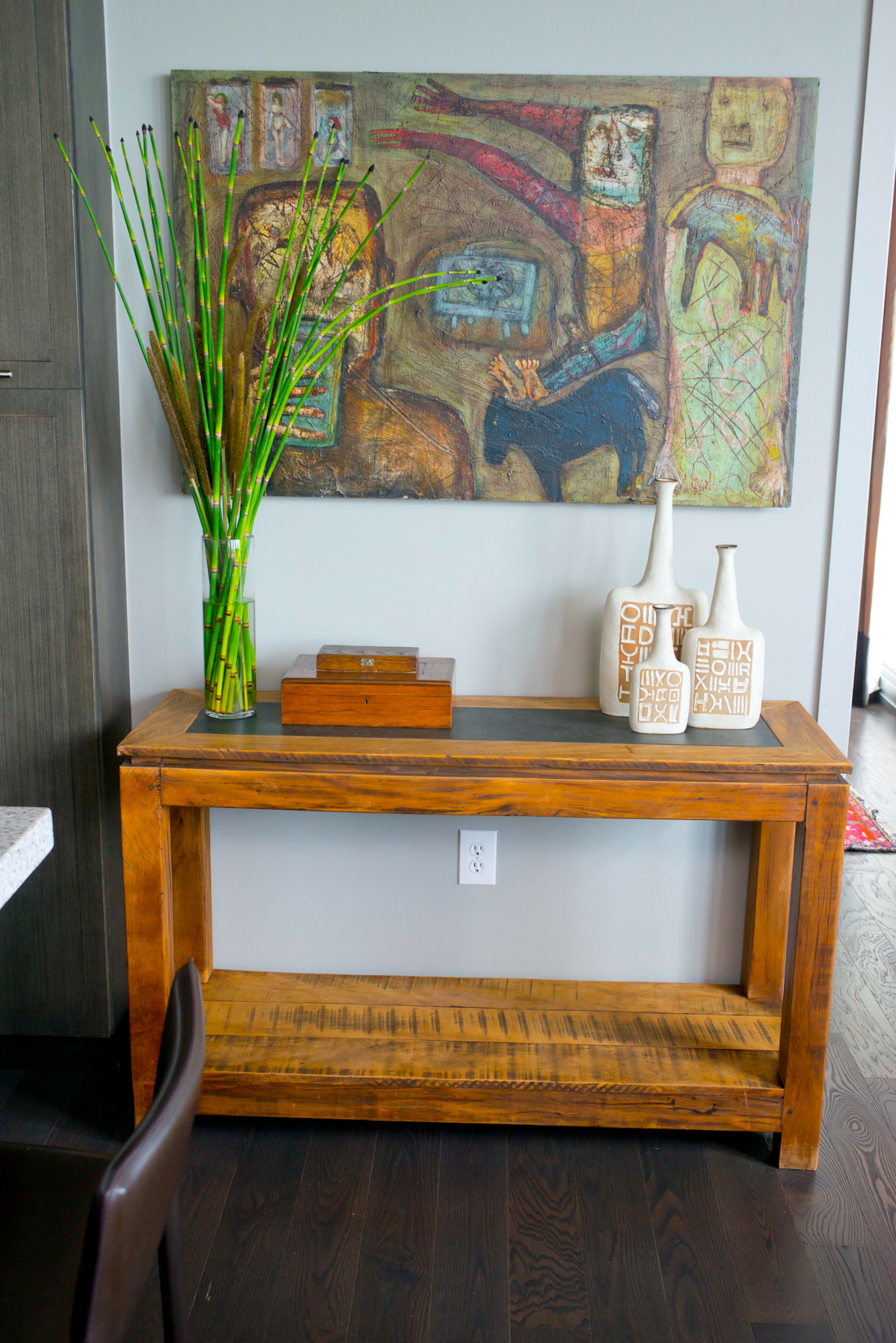 Throughout Ross Jones' and Susan Owens' nearly 2,000-square-foot condo on Peachtree Road in Atlanta are works of art by Southern artists.