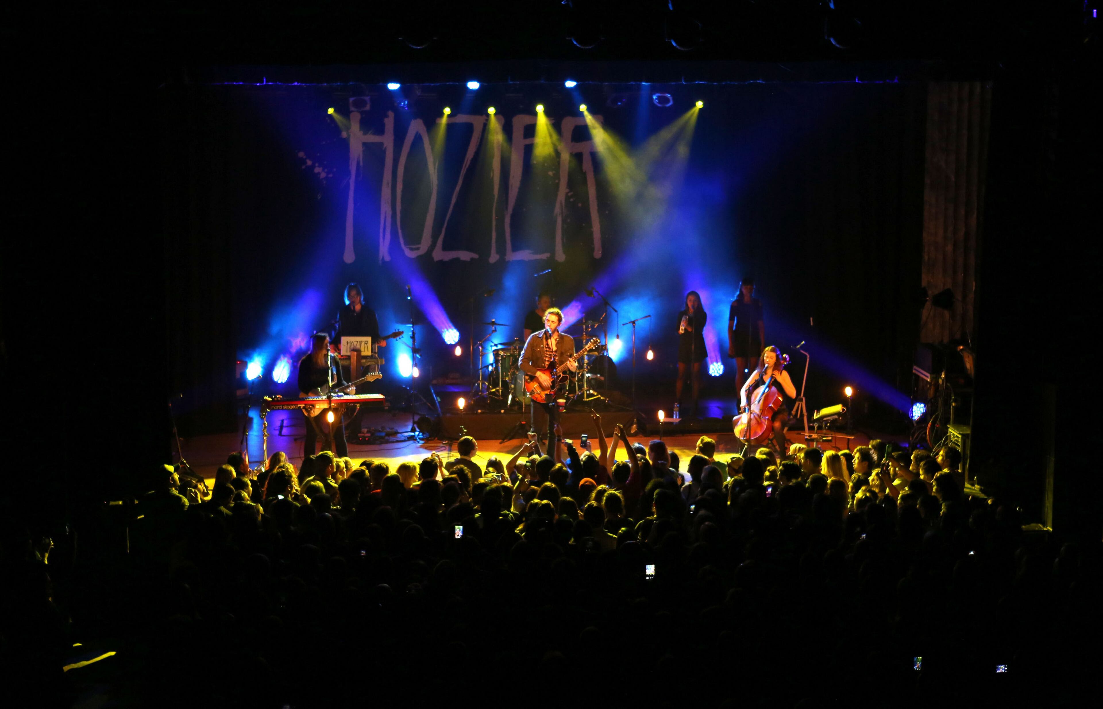 Irish singer-songwriter Andrew Hozier-Byrne, best known as Hozier, played to a sold-out crowd at Variety Playhouse in Atlanta Tuesday, March 10, 2015. The show was a make-up concert from a postponed October 2014 show. He is set to play another Atlanta show at The Tabernacle this week. Robb D. Cohen/RobbsPhotos.com