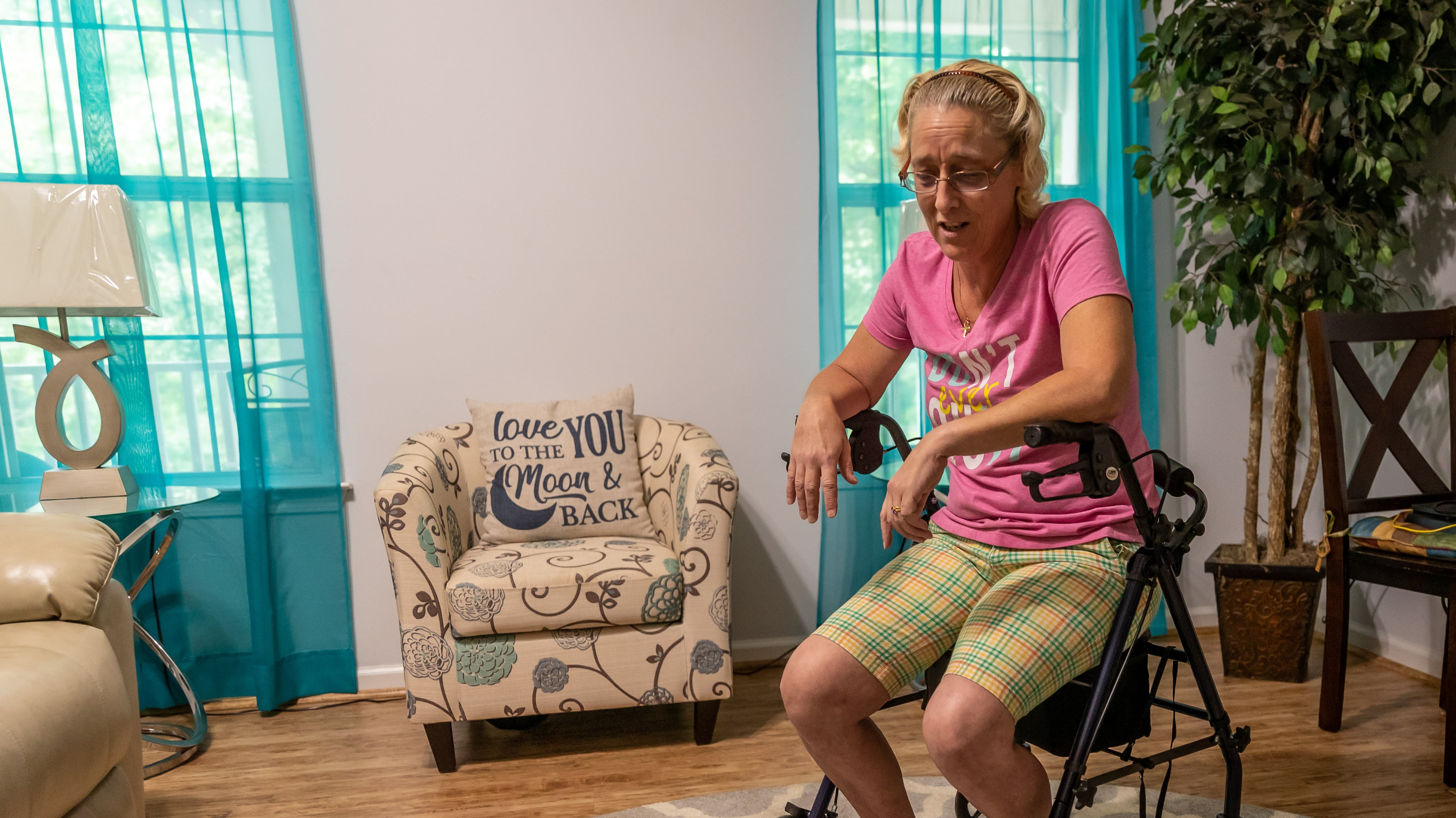 Kathleen Merriweather talks about her son Jeffrey Merriweather Jr.. whose remains were shipped by the Fulton County Medical Examiner’s office via FedEx and were lost. “I just want — I need — closure,” she said. (Steve Schaeffer / For The Atlanta Journal-Constitution)