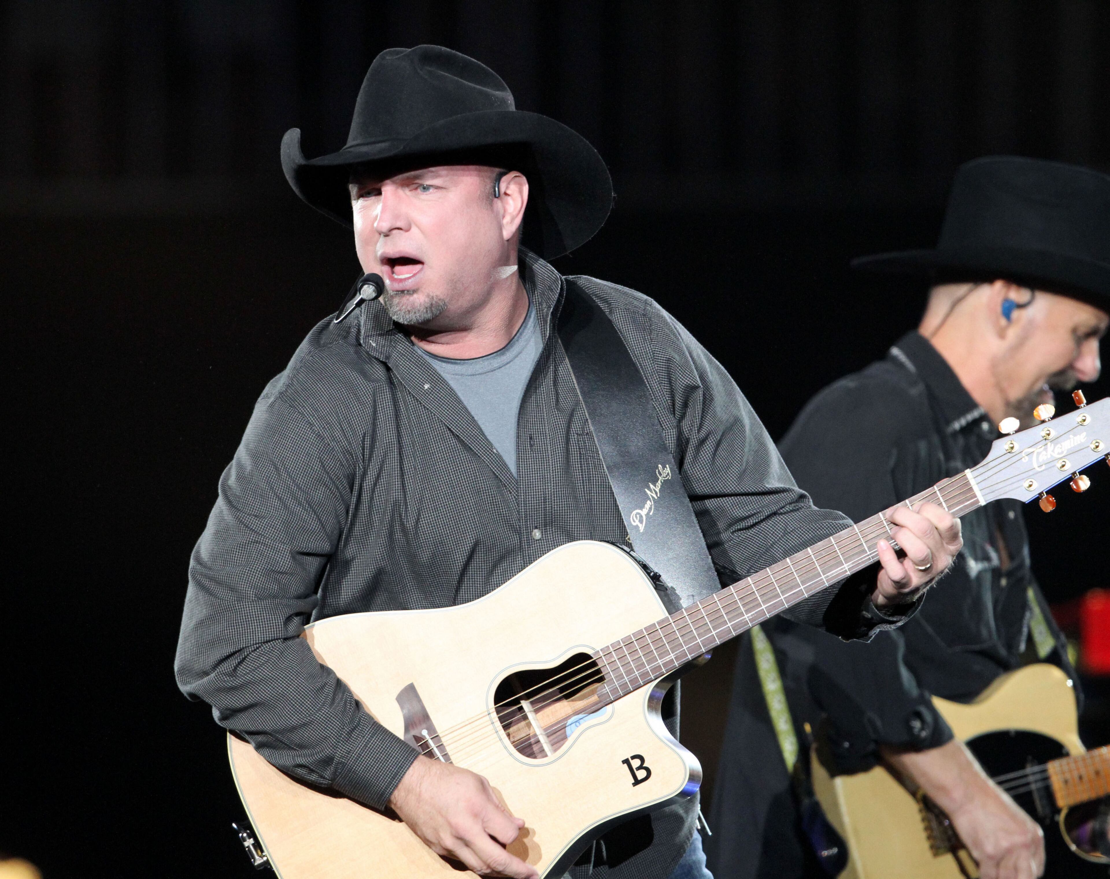 Legendary country singer-songwriter-guitarist Garth Brooks played the first of seven sold out shows Friday evening at Philips Arena. Robb D. Cohen/RobbsPhotos.com