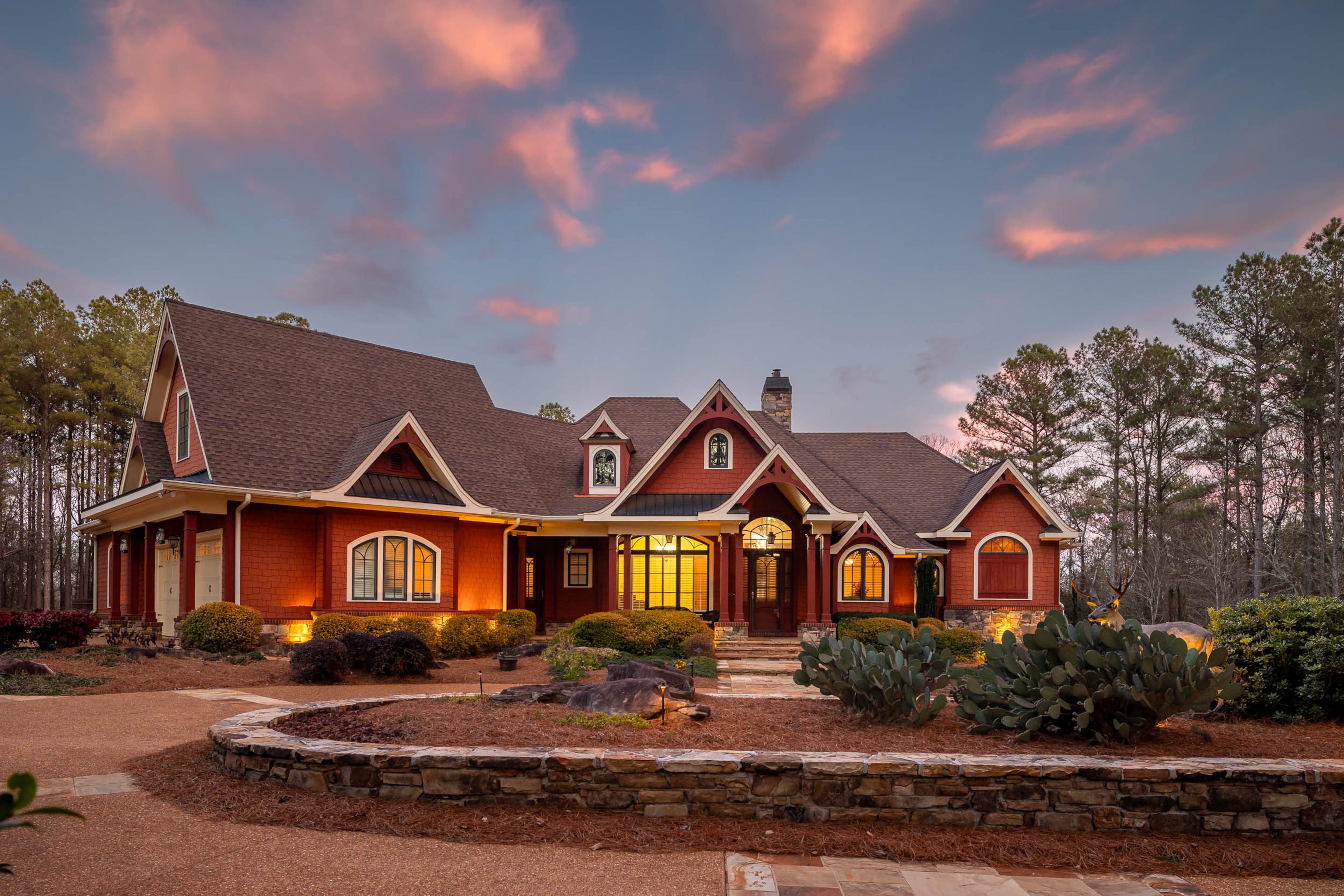 Former Southern Co. CEO Allen Franklin listed his 850-acre property and mansion near LaGrange for sale for $5.5 million. Photo courtesy of Oakwood Realty Group/David Cannon Photography.