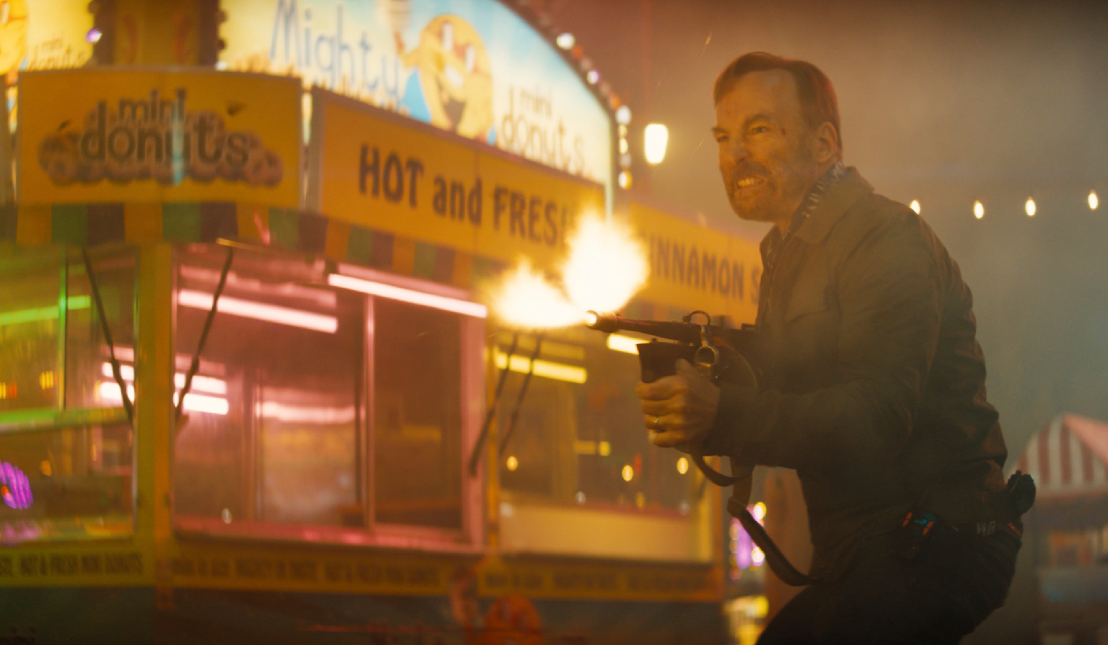 Bob Odenkirk as a vengeful Hutch Mansell in "Nobody 2." (Courtesy Universal Pictures via AP)