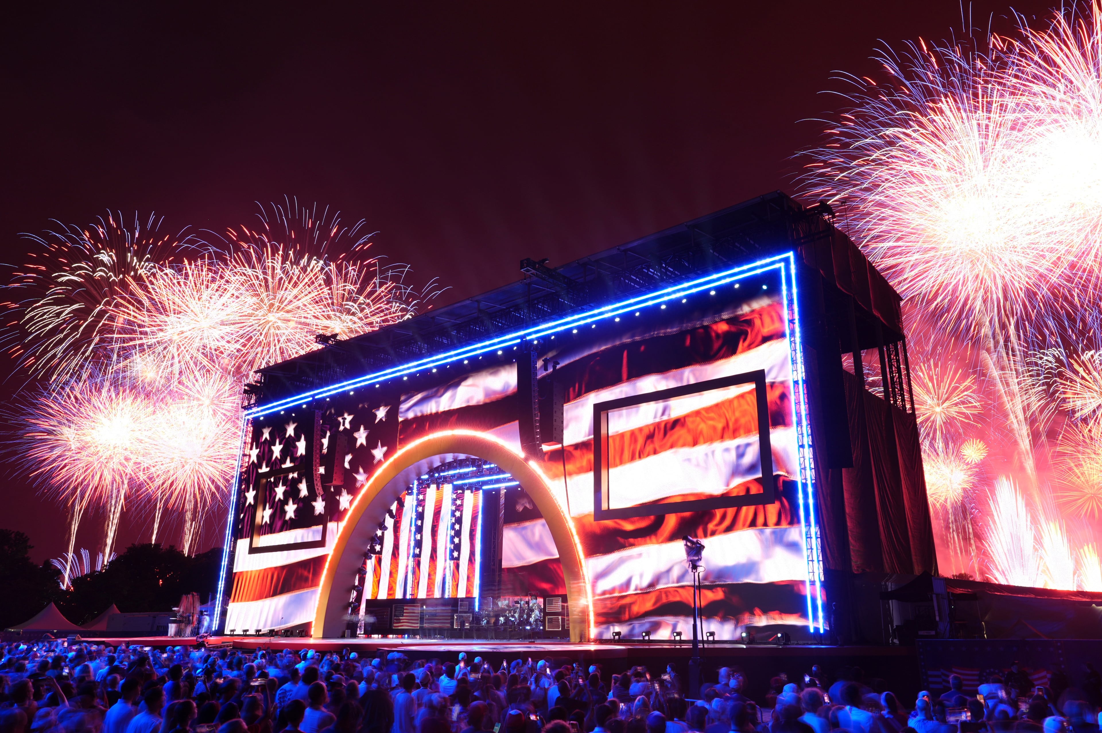 APTOPIX America 250 Independence Day Trump