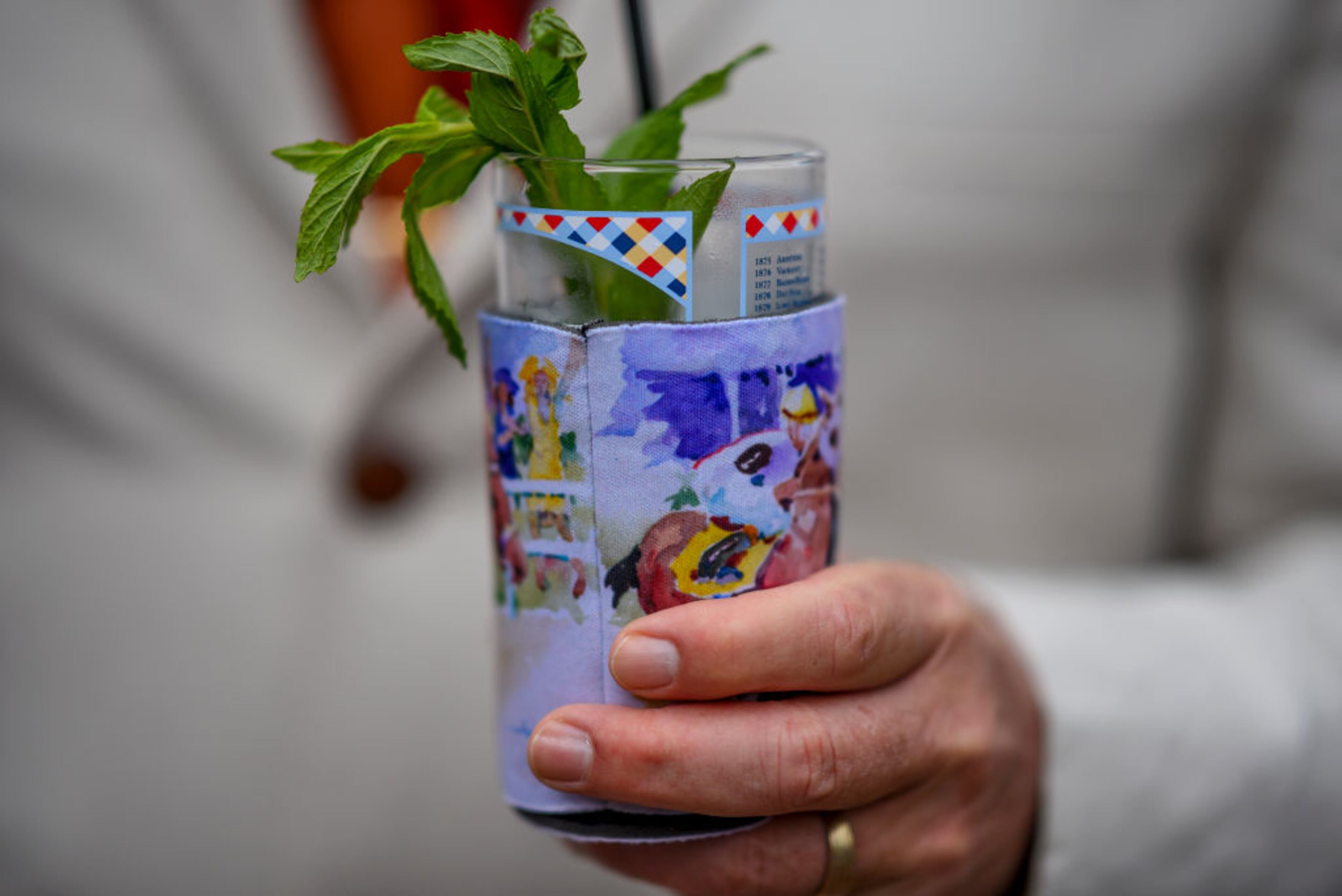 LOUISVILLE, KY - MAY 06: A Mint Julep on Kentucky Derby Day at Churchill Downs on May 6, 2017 in Louisville, Kentucky. (Photo by Scott Serio/Eclipse Sportswire/Getty Images)