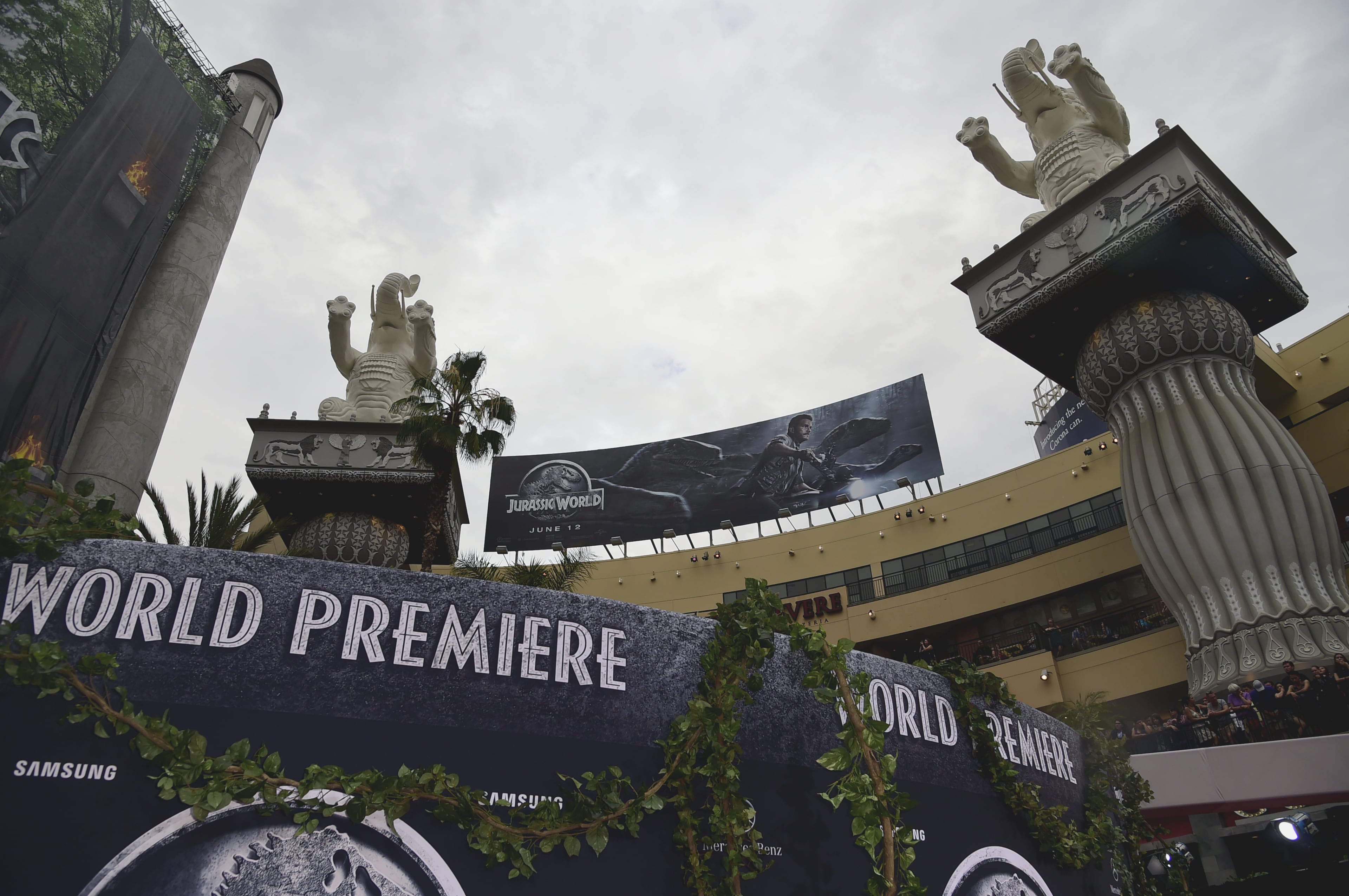HOLLYWOOD, CA - JUNE 09: A general view of atmosphere at the Universal Pictures' "Jurassic World" premiere at Dolby Theatre on June 9, 2015 in Hollywood, California. (Photo by Frazer Harrison/Getty Images)