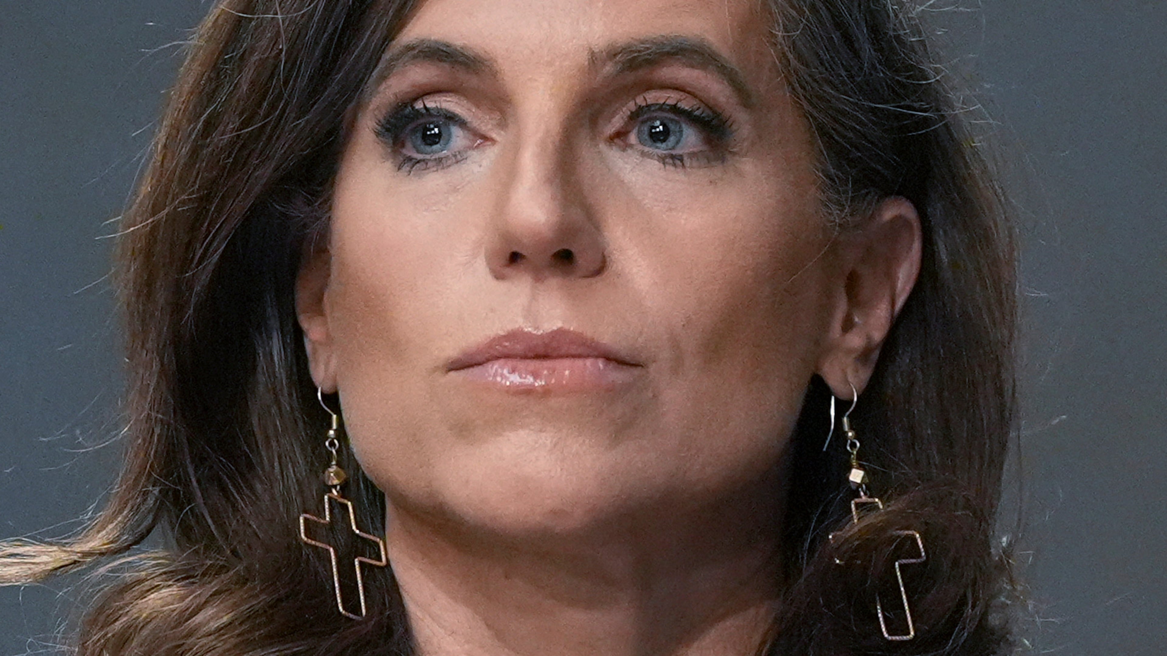 FILE - Rep. Nancy Mace, R-S.C., listens during a House Committee on Oversight and Government Reform markup business meeting, Jan. 21, 2026, on Capitol Hill in Washington. (AP Photo/Jacquelyn Martin, File)