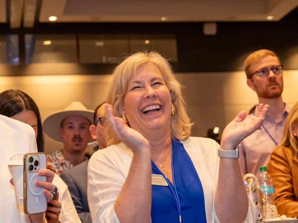 State Rep. Shea Roberts, seen here in 2024. (Jenni Girtman for the AJC)
