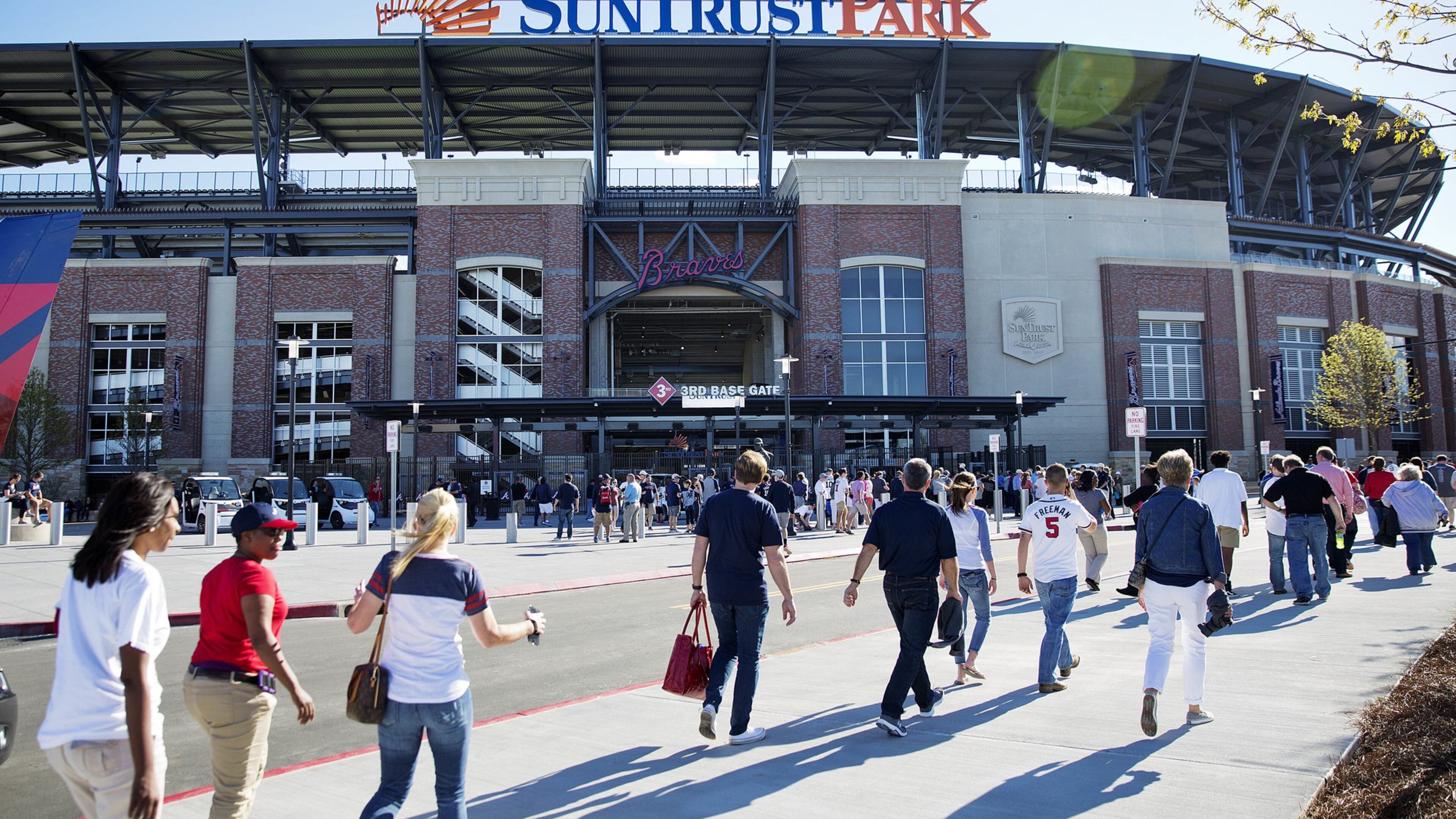 Attendance has increased about 36 percent per game at SunTrust Park, compared with the same point last year at Turner Field. (AP Photo/David Goldman, File)